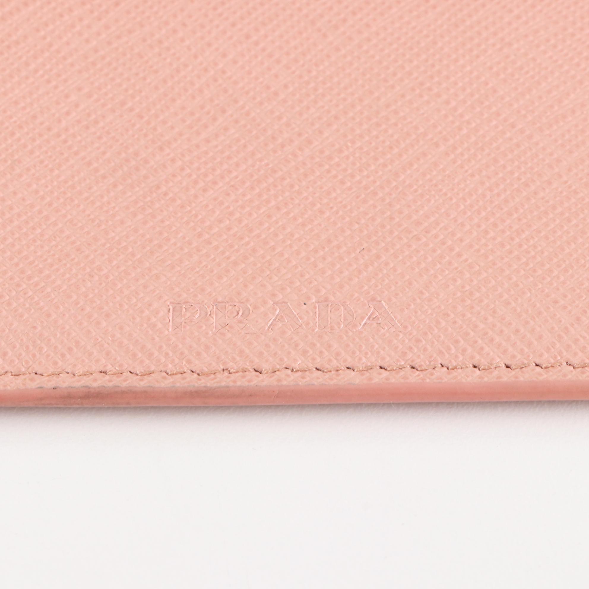 Prada Saffiano Leather Continental Wallet