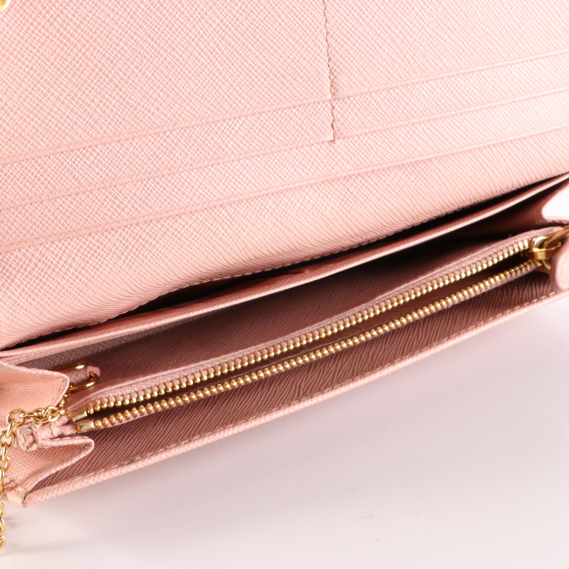 Prada Saffiano Leather Continental Wallet