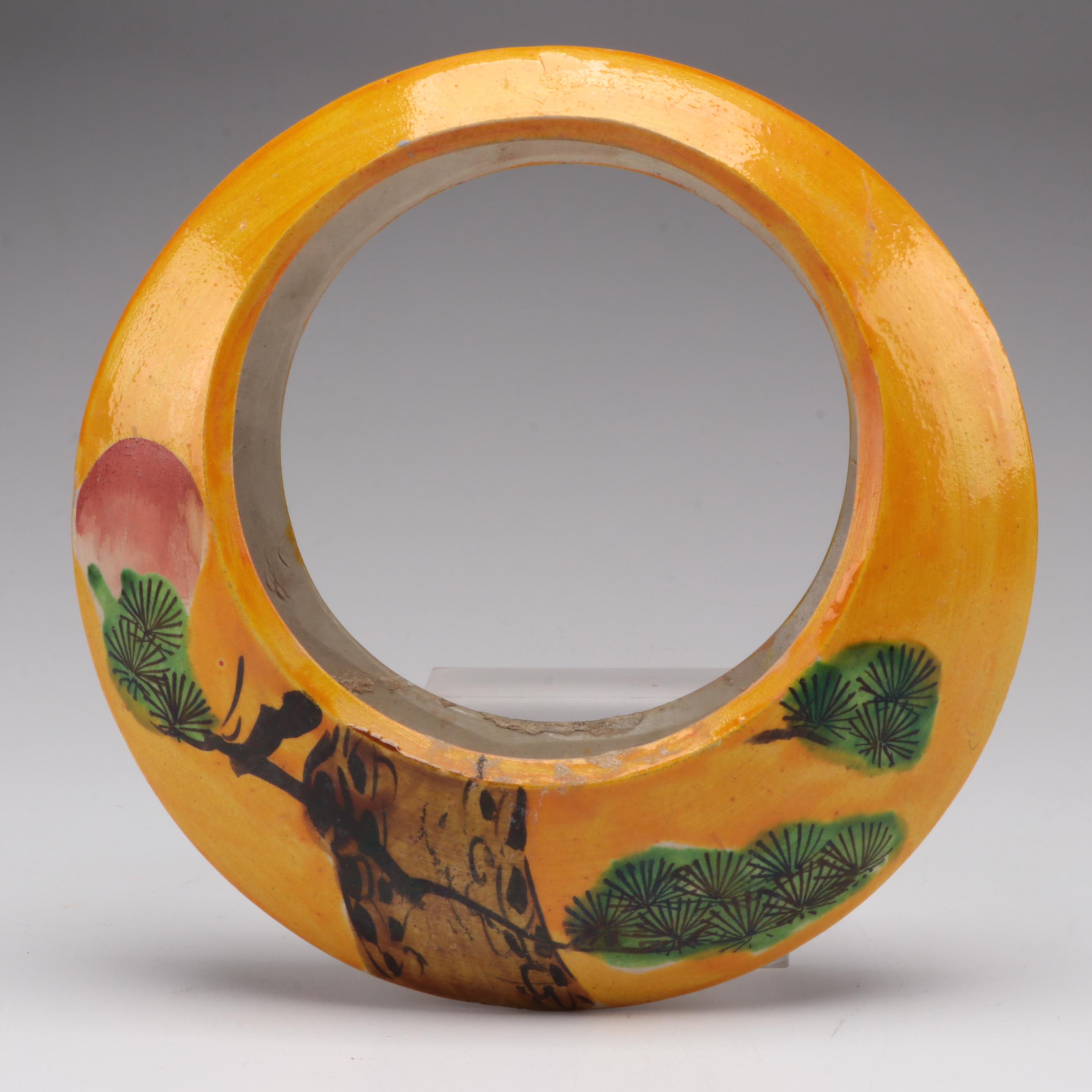 Plain Jane Style Cake Stand with Pressed Glass and Other Tableware, 20th C.