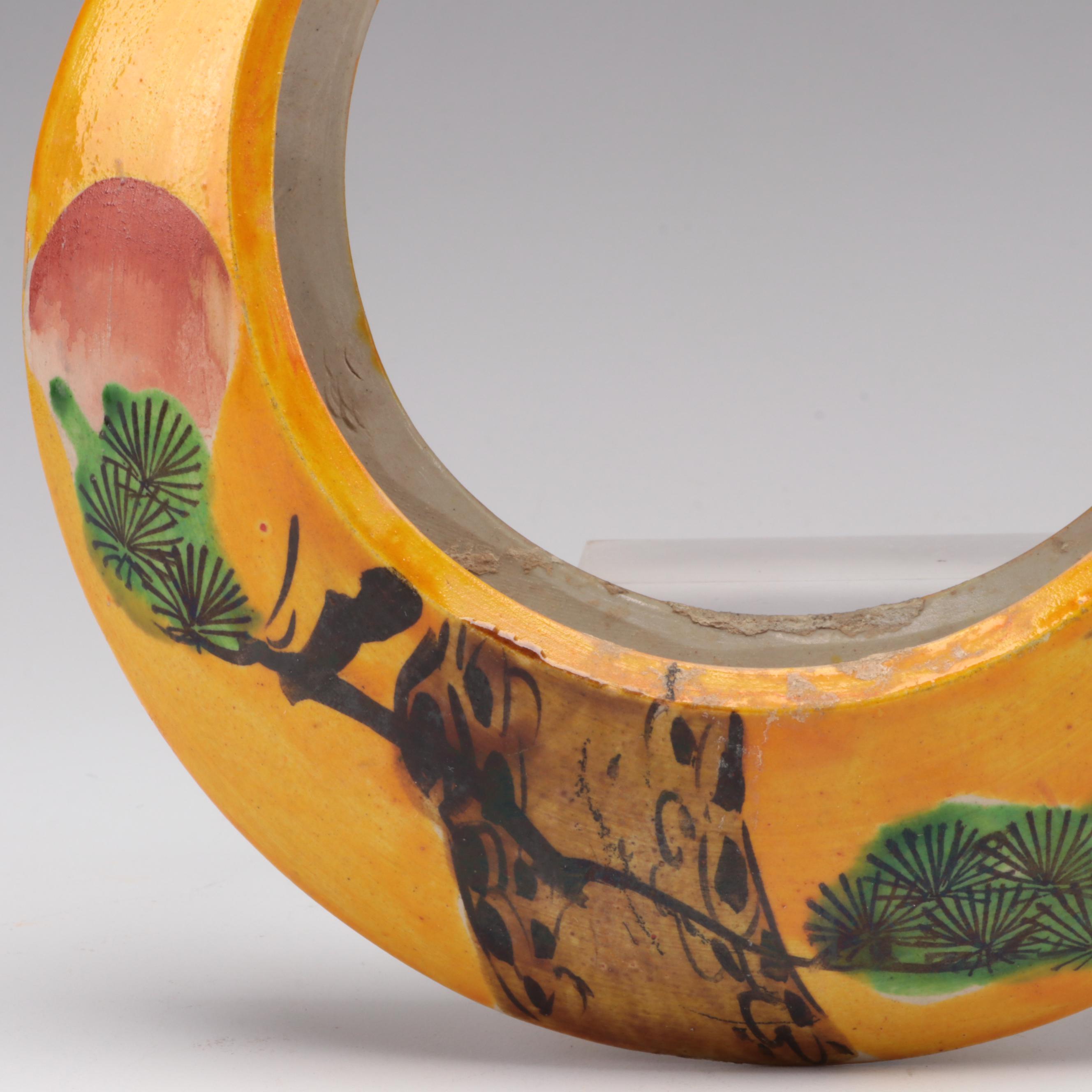 Plain Jane Style Cake Stand with Pressed Glass and Other Tableware, 20th C.