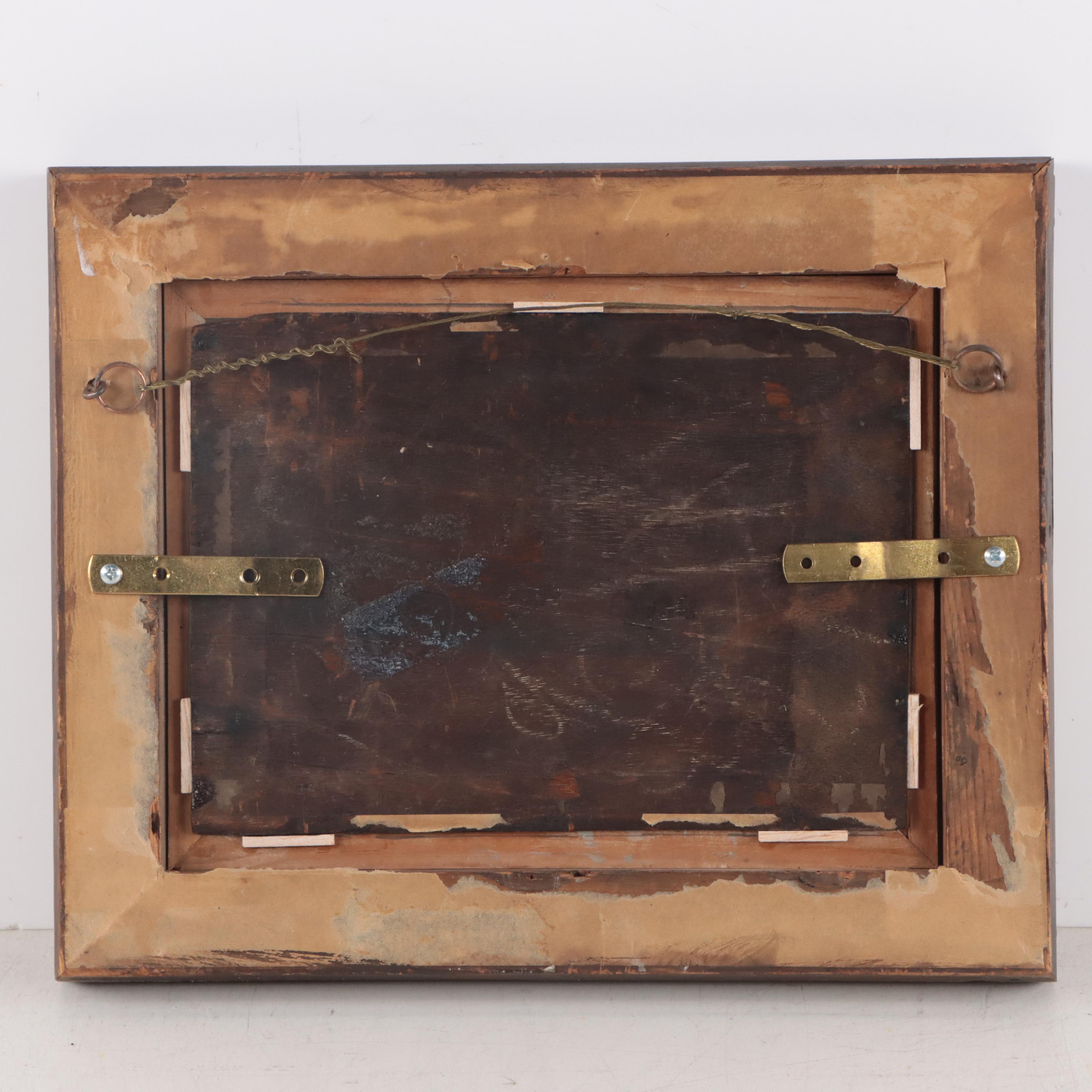 Oil Painting of Pastoral Landscape