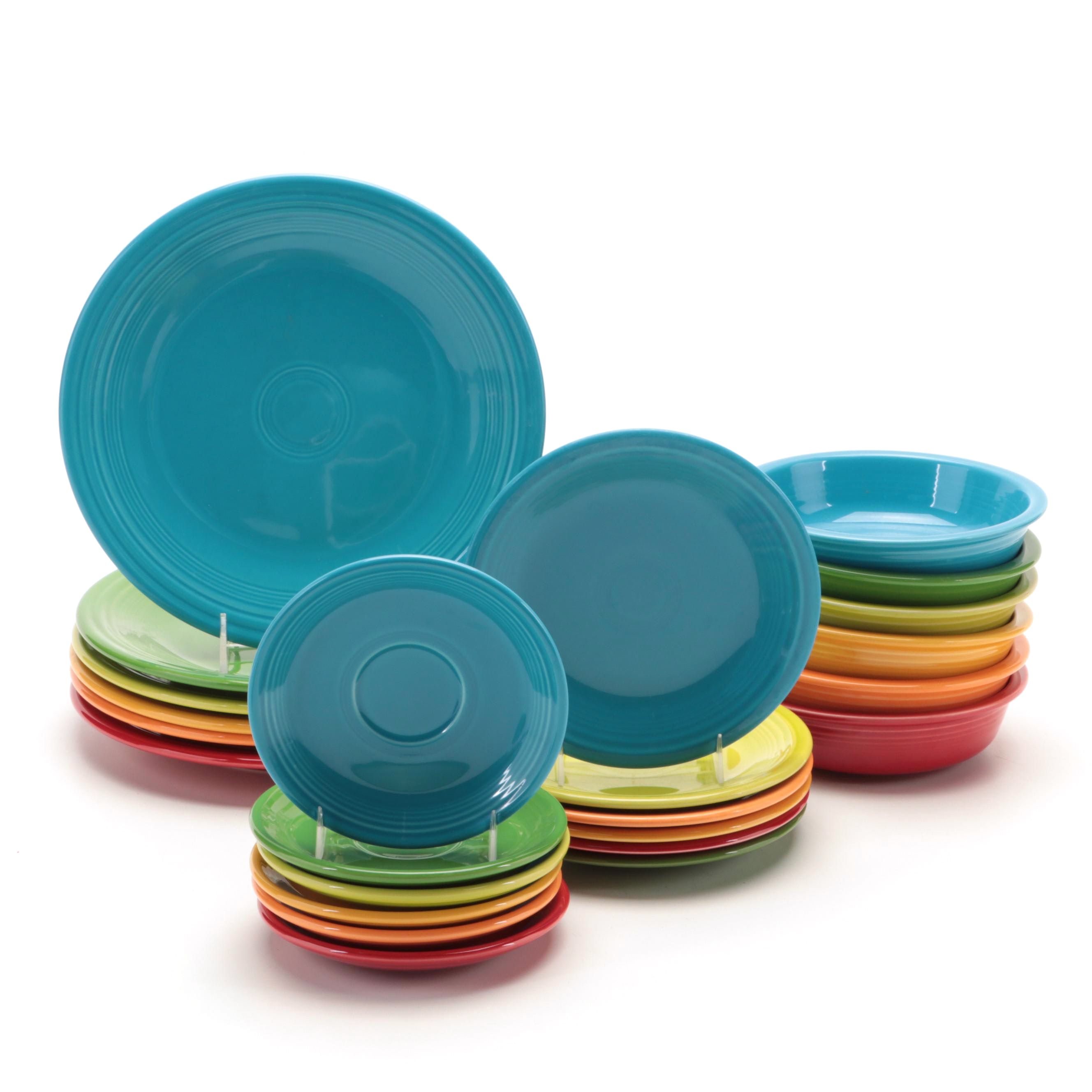 Homer Laughlin Fiestaware Rainbow Collection