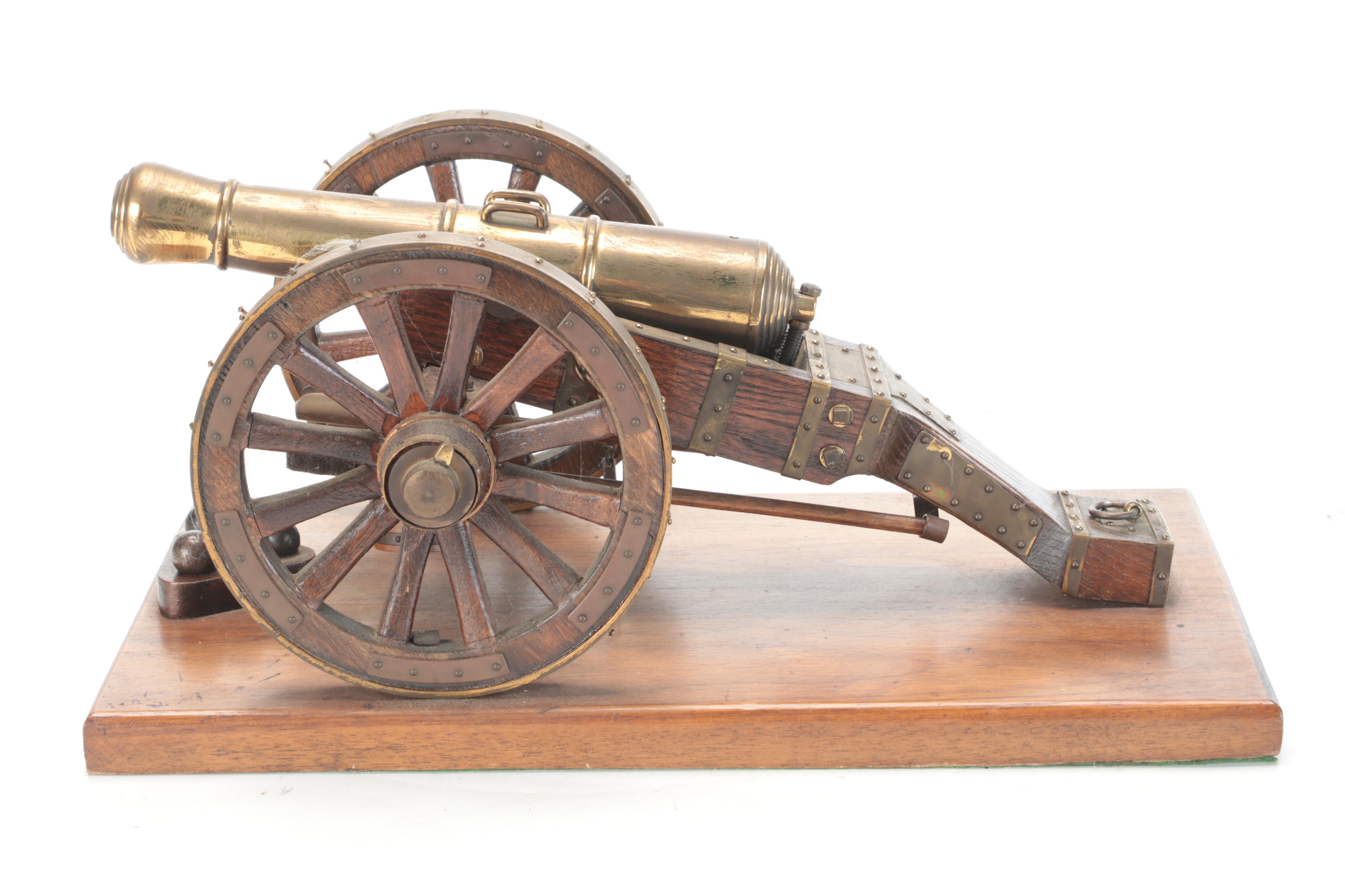 Brass Model of an 18th Century Cannon