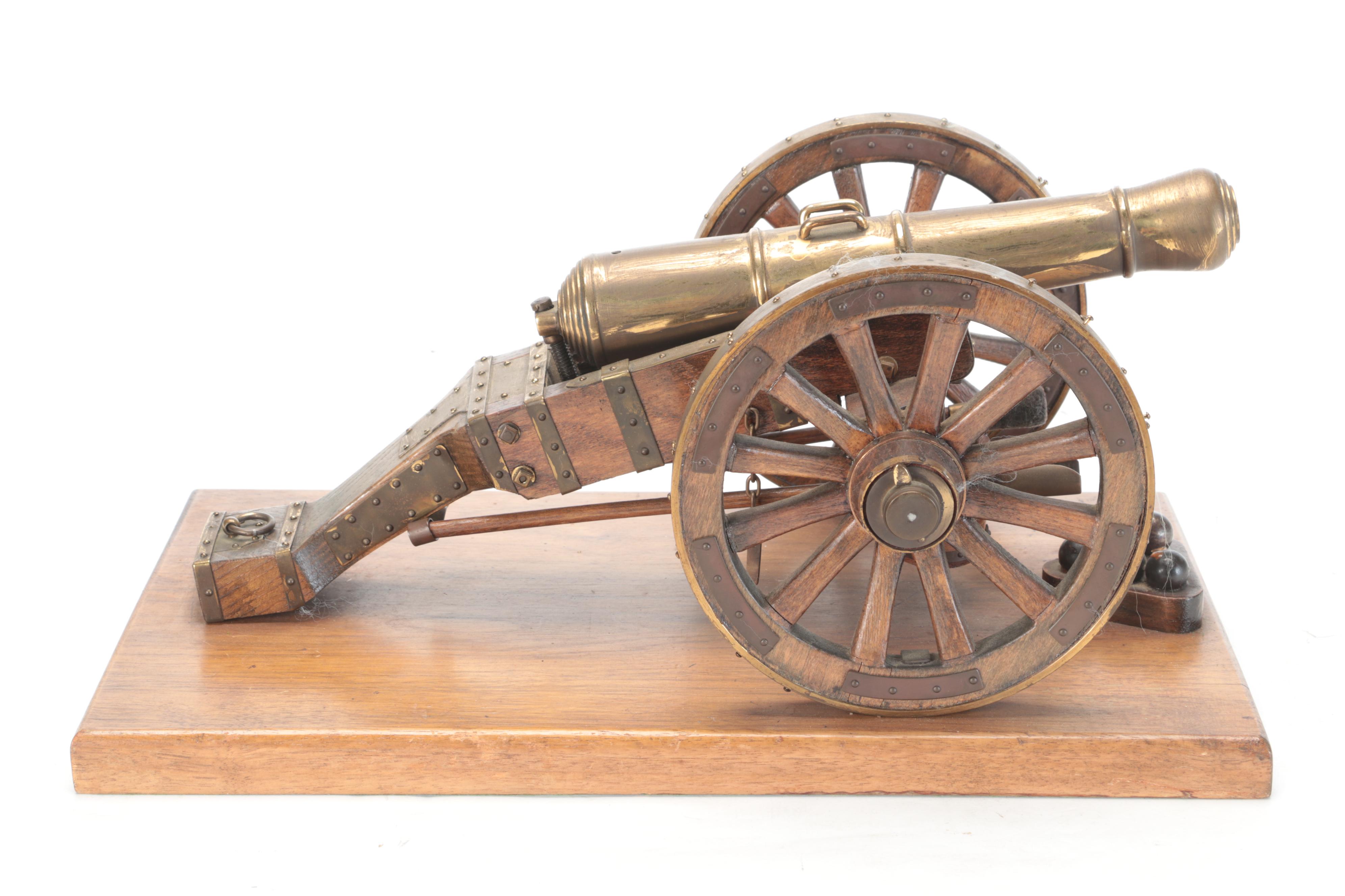 Brass Model of an 18th Century Cannon