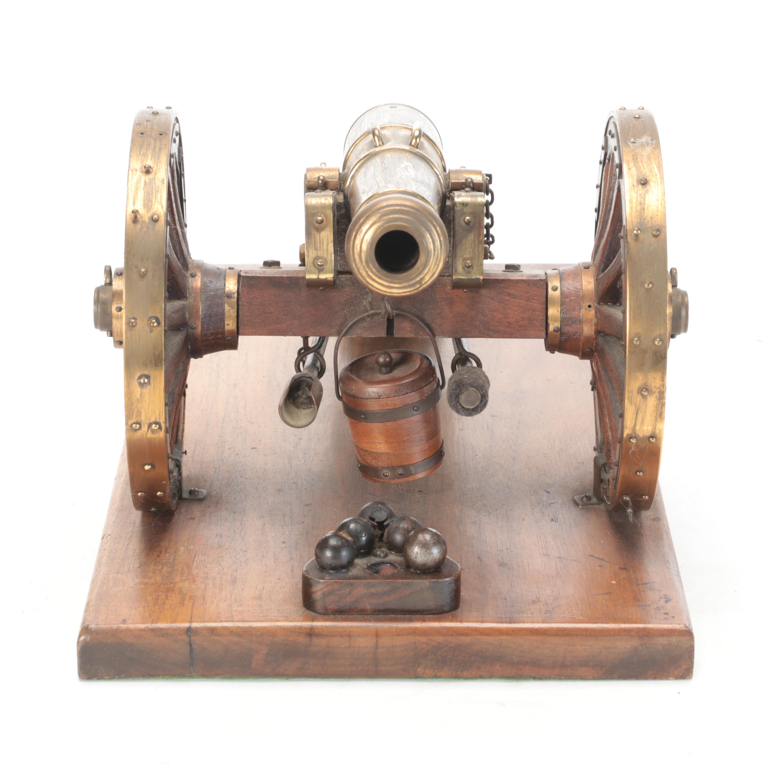 Brass Model of an 18th Century Cannon