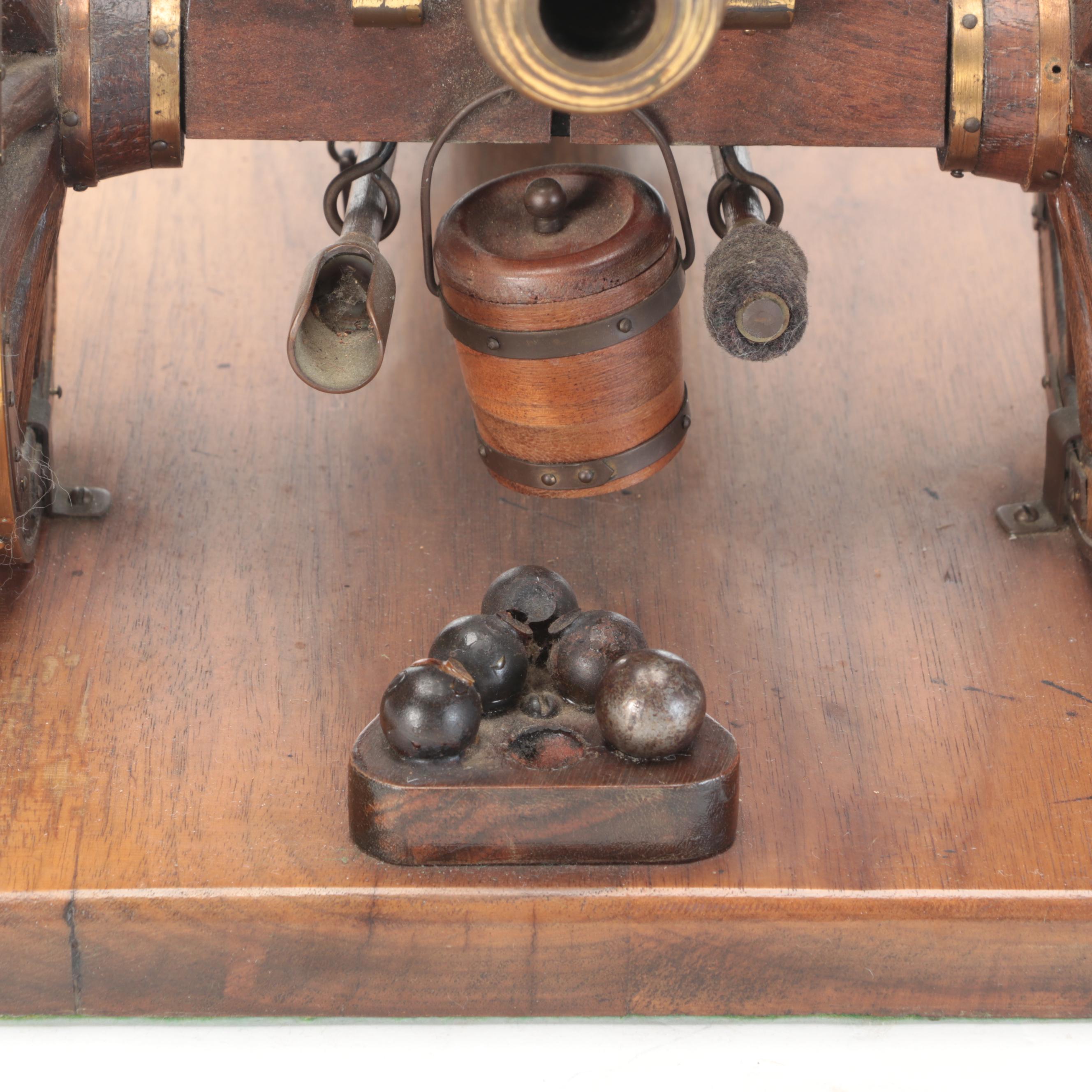Brass Model of an 18th Century Cannon