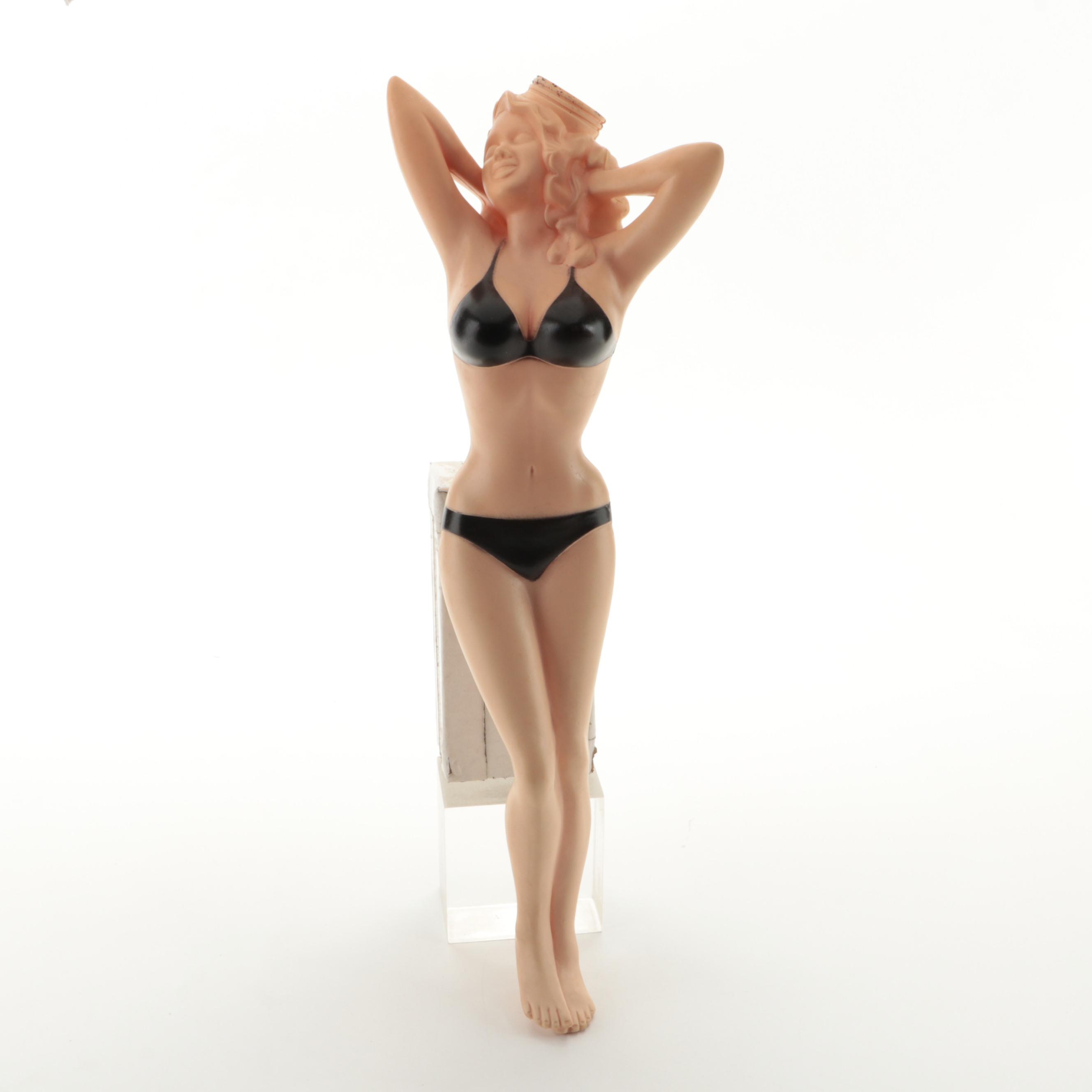 Jayne Mansfield Poynter Products Novelty Hot Water Bottle, Mid-20th C