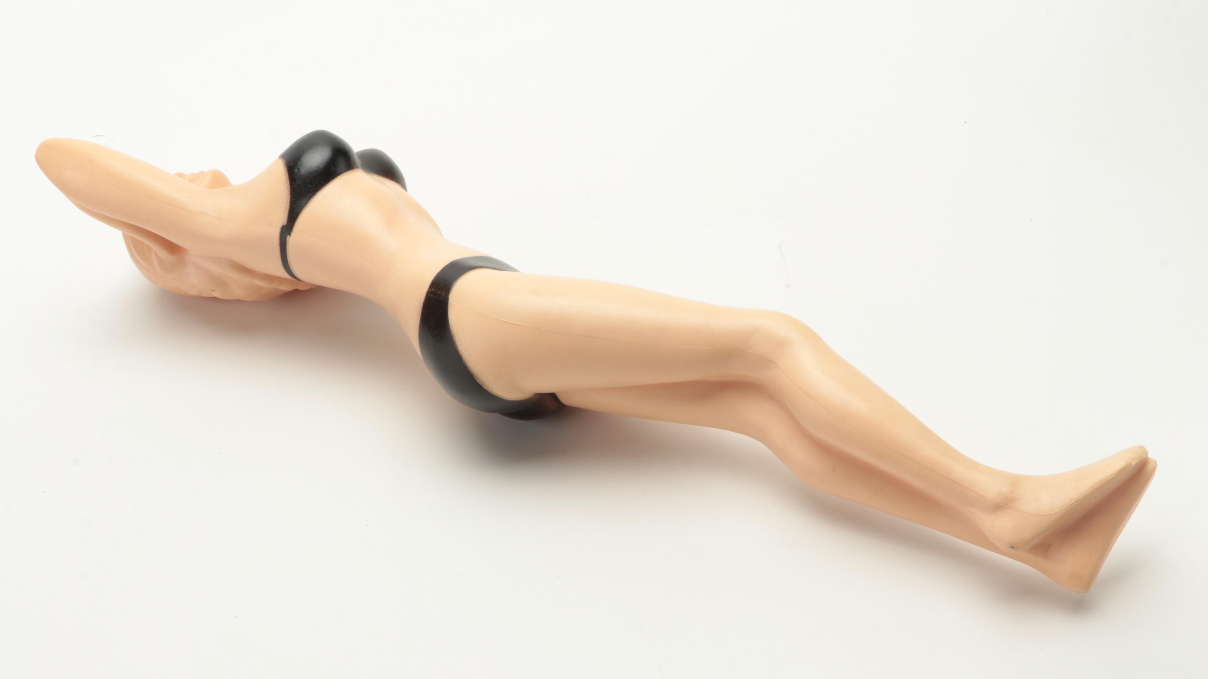 Jayne Mansfield Poynter Products Novelty Hot Water Bottle, Mid-20th C