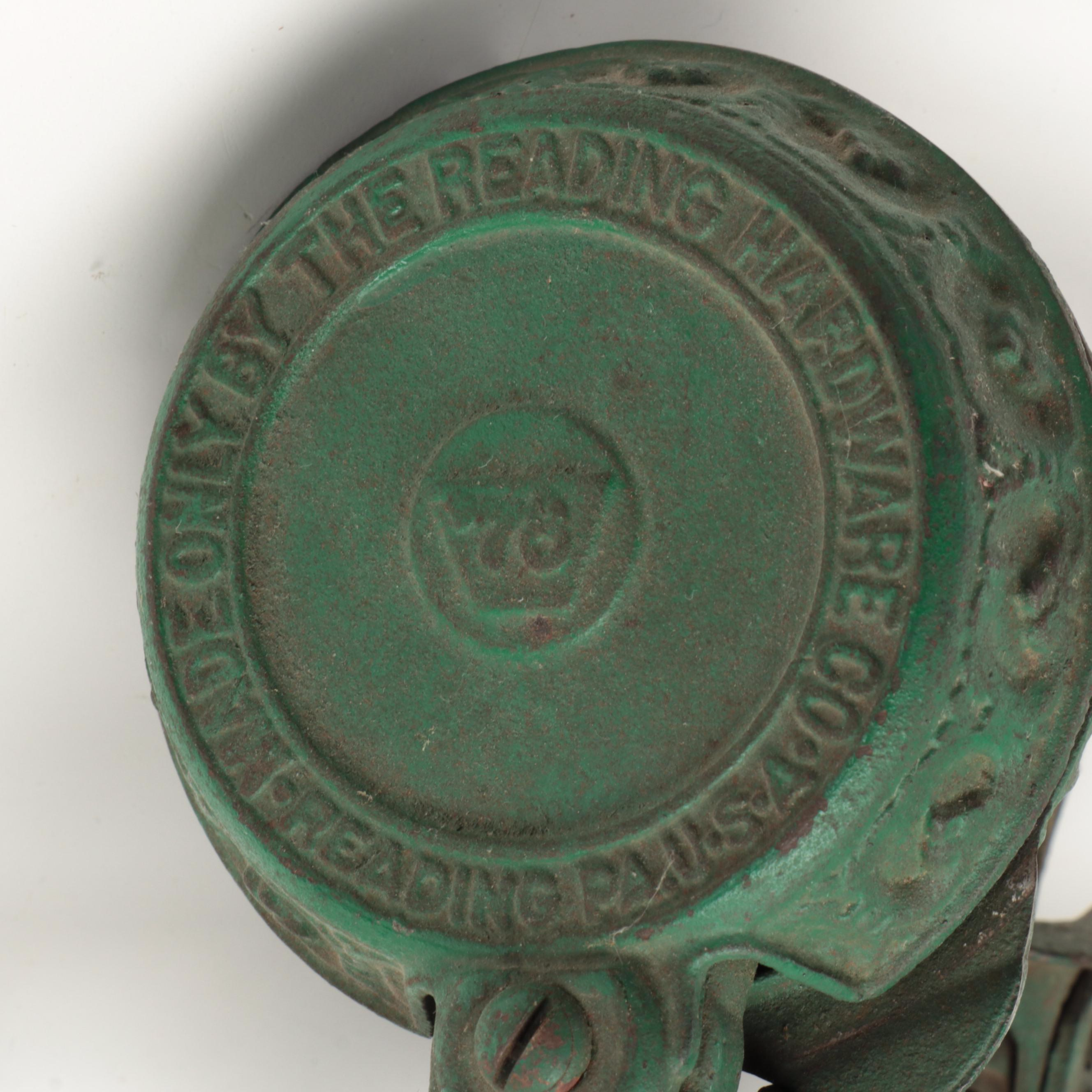 Primitive Metal Apple Peeler and Cherry Pitter, Early to Mid-20th Century