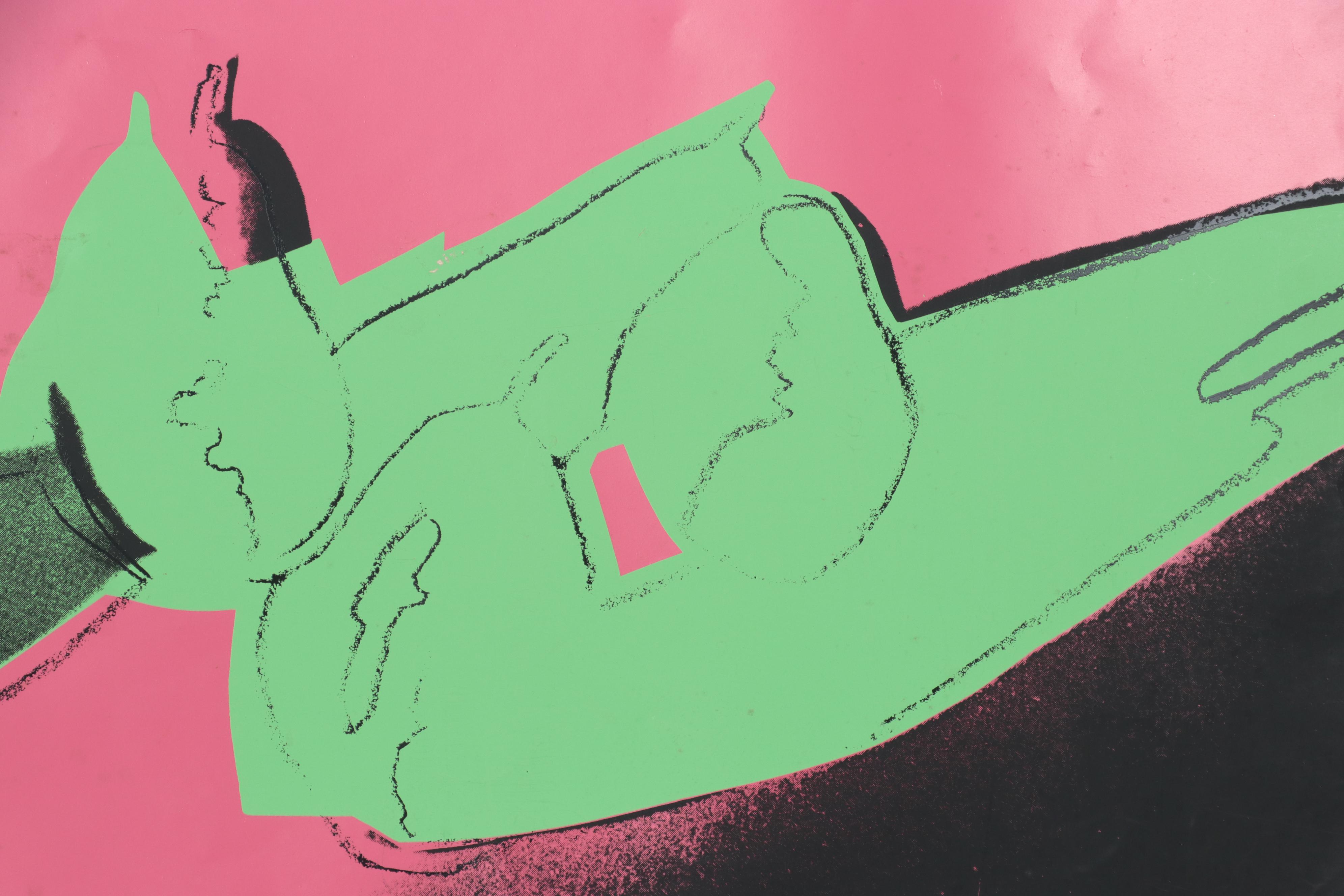 Attributed to Andy Warhol Serigraph "Space Fruit: Pears"