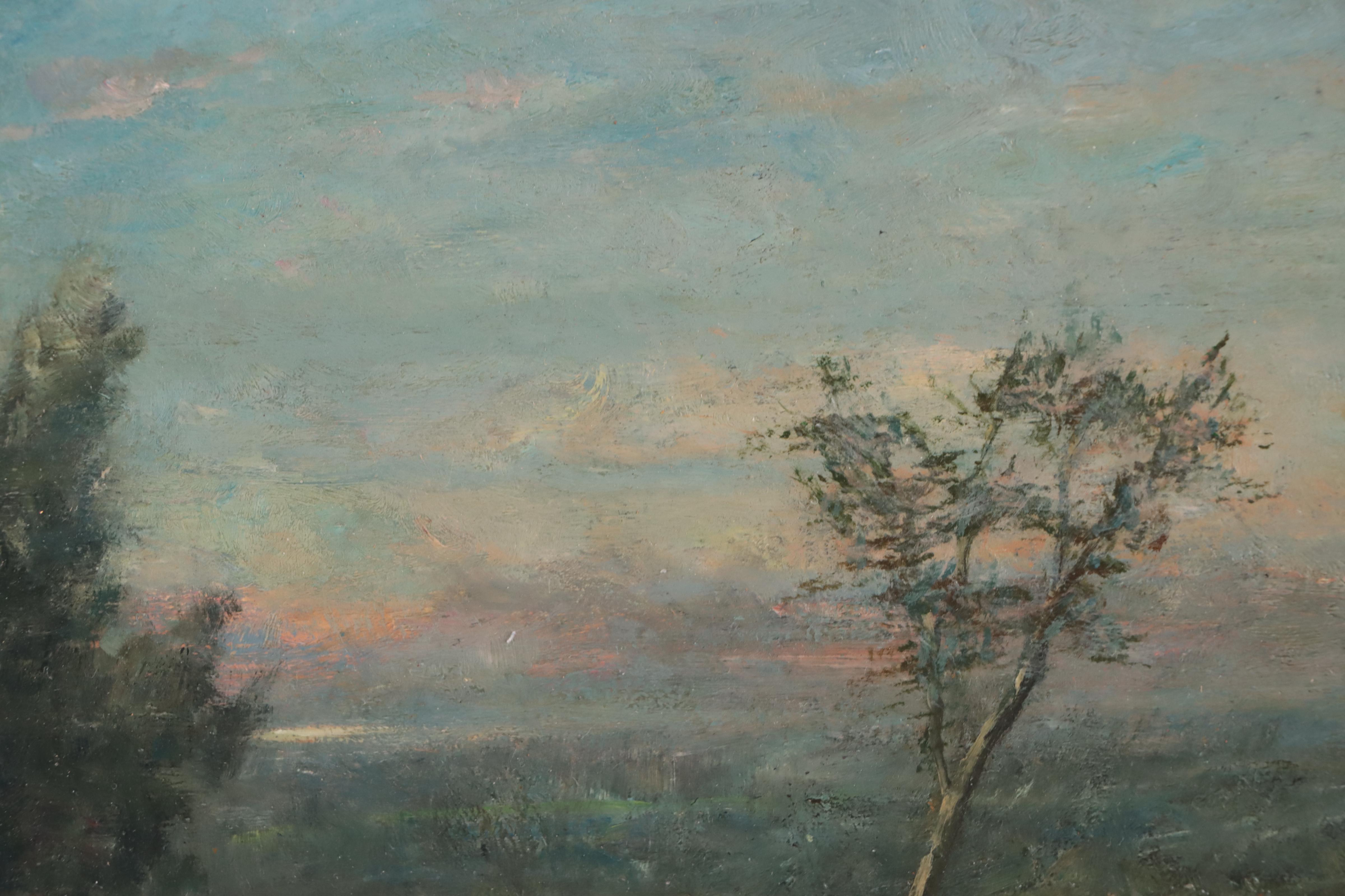 Oil Painting Verdant Landscape