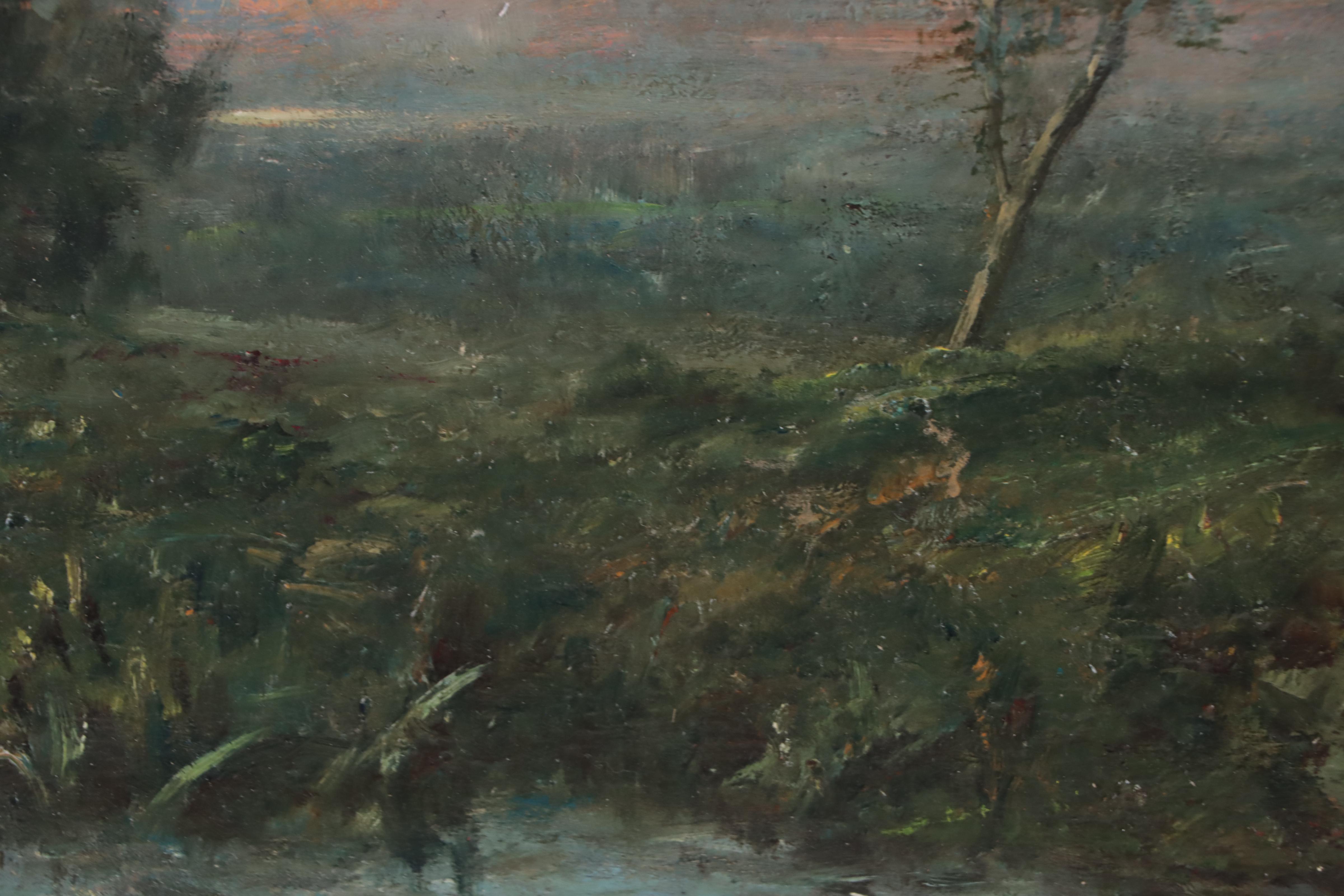 Oil Painting Verdant Landscape