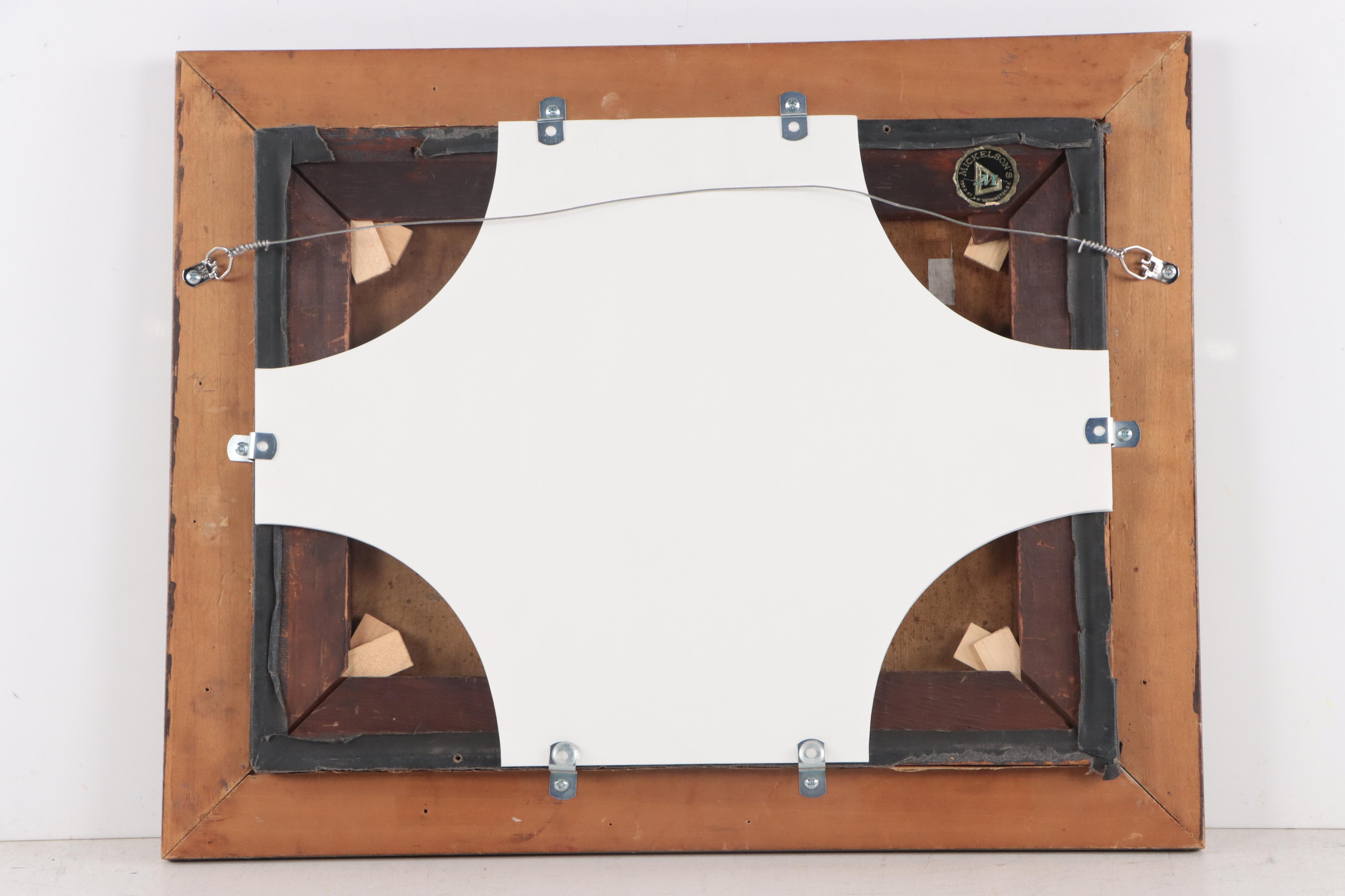 Hudson Mindell Kitchell Tonalist Oil Painting of Landscape