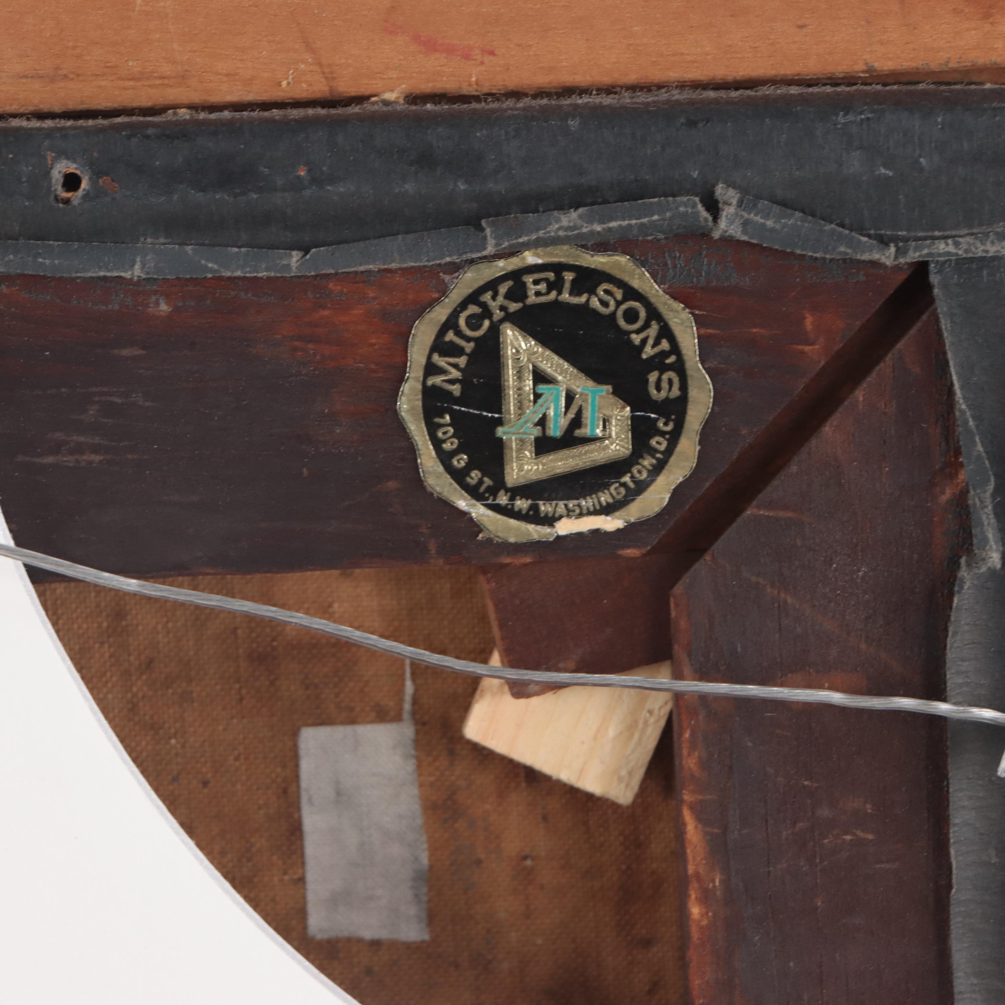 Hudson Mindell Kitchell Tonalist Oil Painting of Landscape