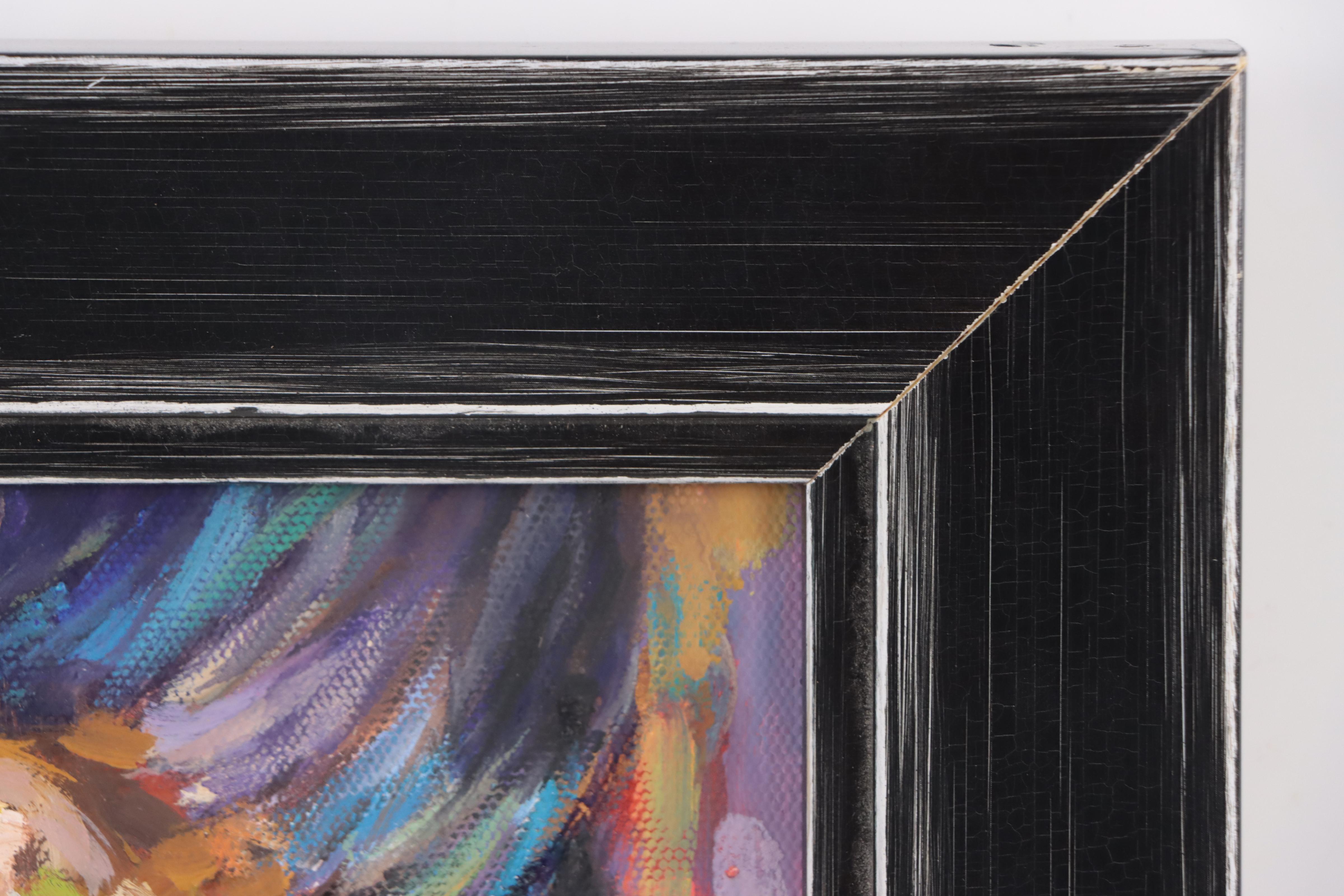 Portrait Oil Painting of Black Woman