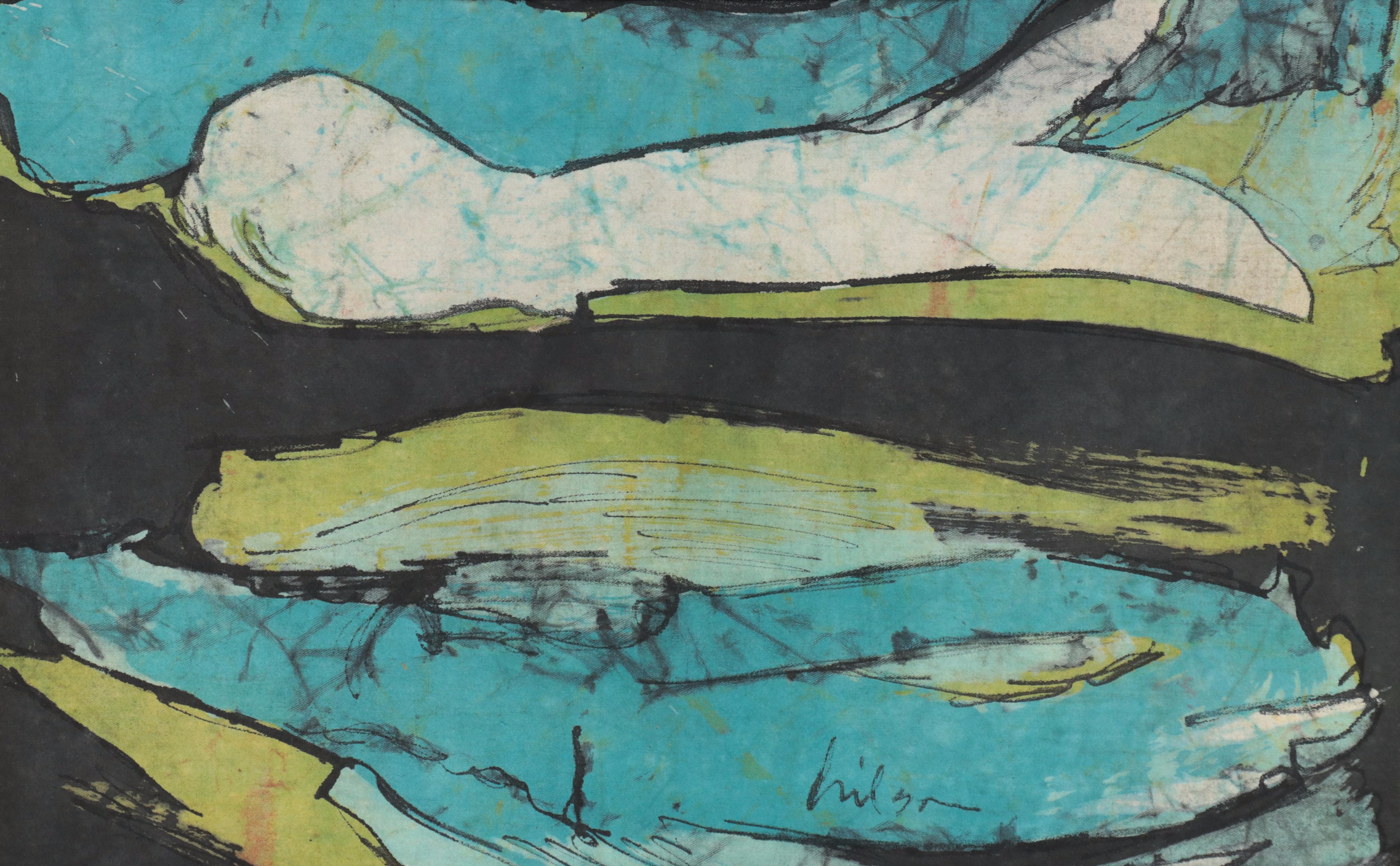 Harry Hilson Abstract Batik Textile