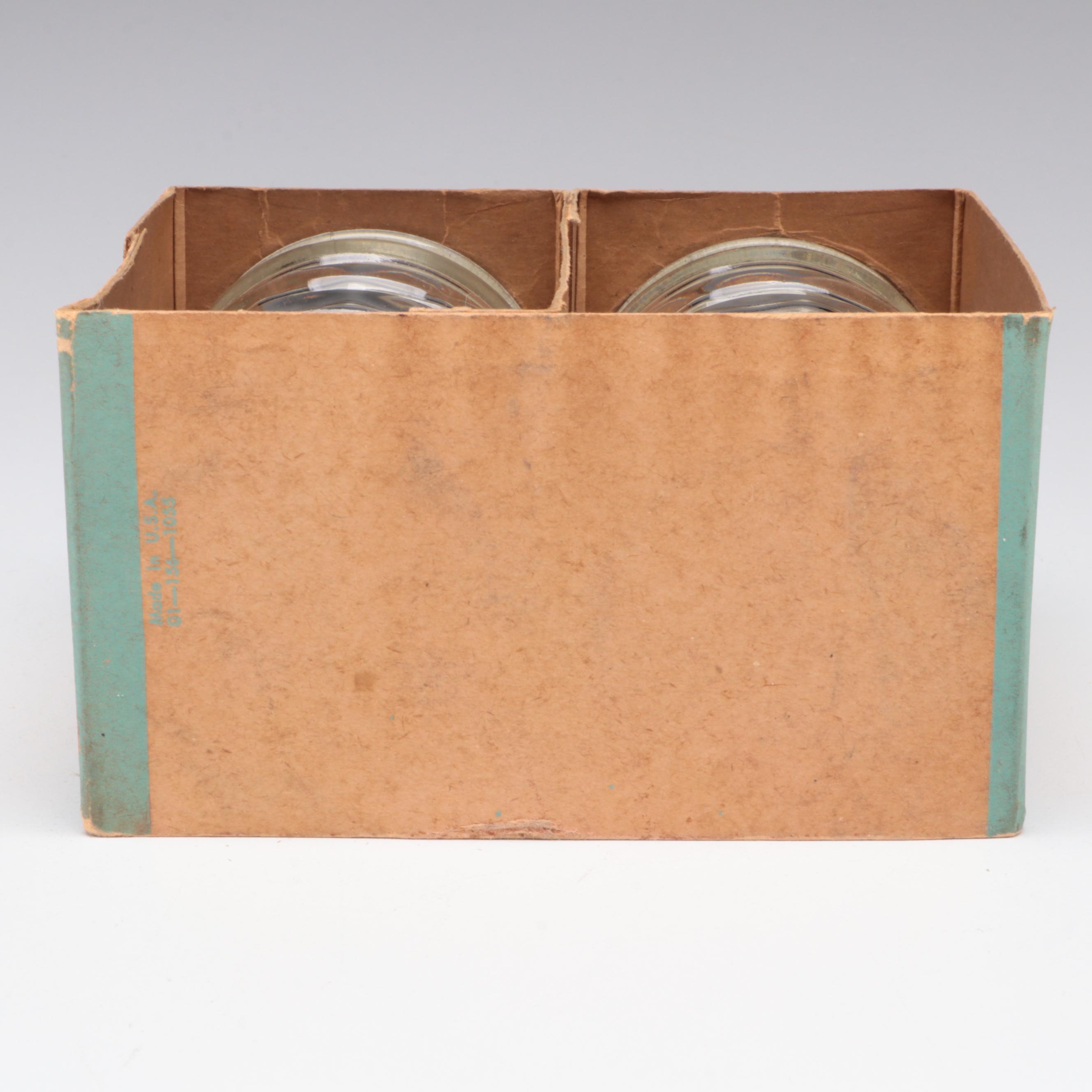 Uranium Glass and Other Measuring Cups with Egg Scale and Other Household Items