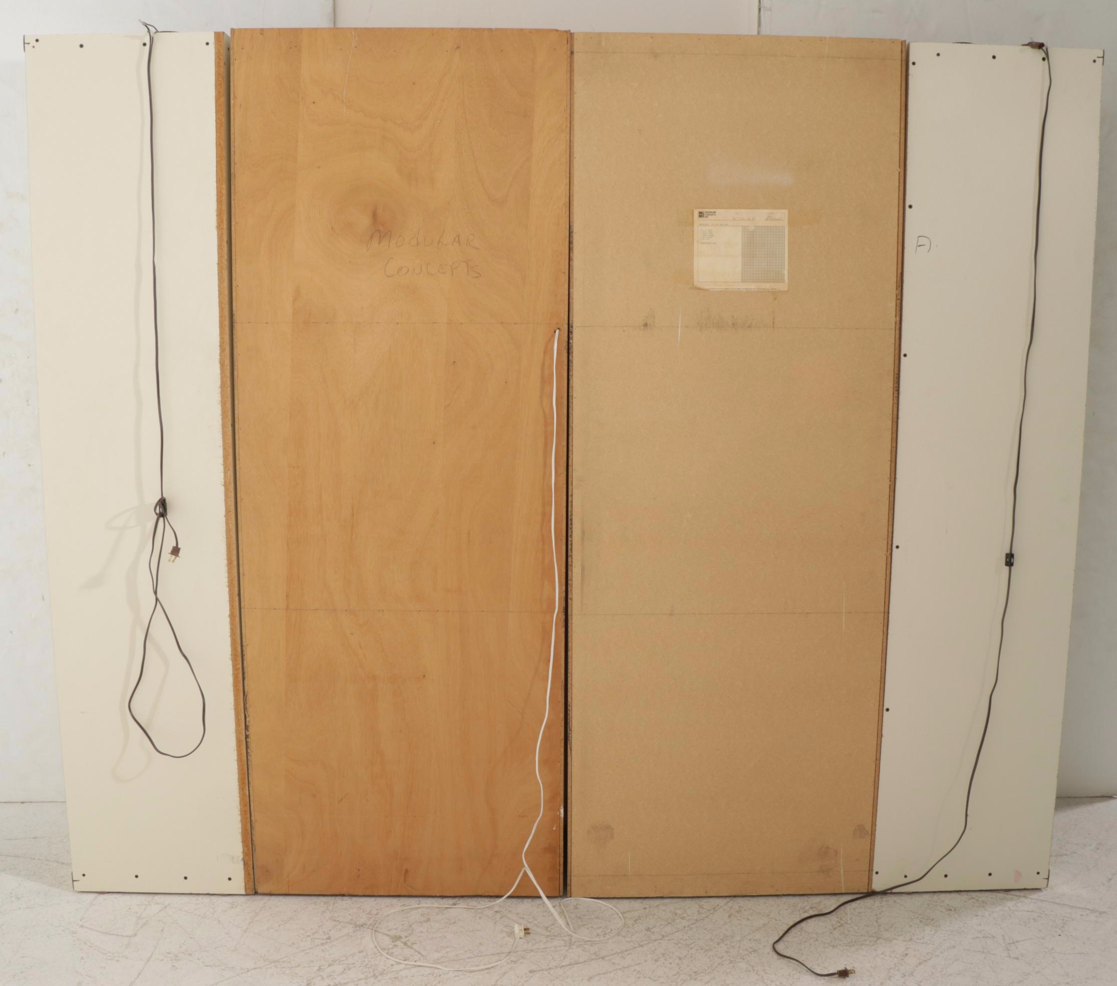 Modular Concepts for Ci-Bon Furniture Four-Piece Wall Unit, 1980s