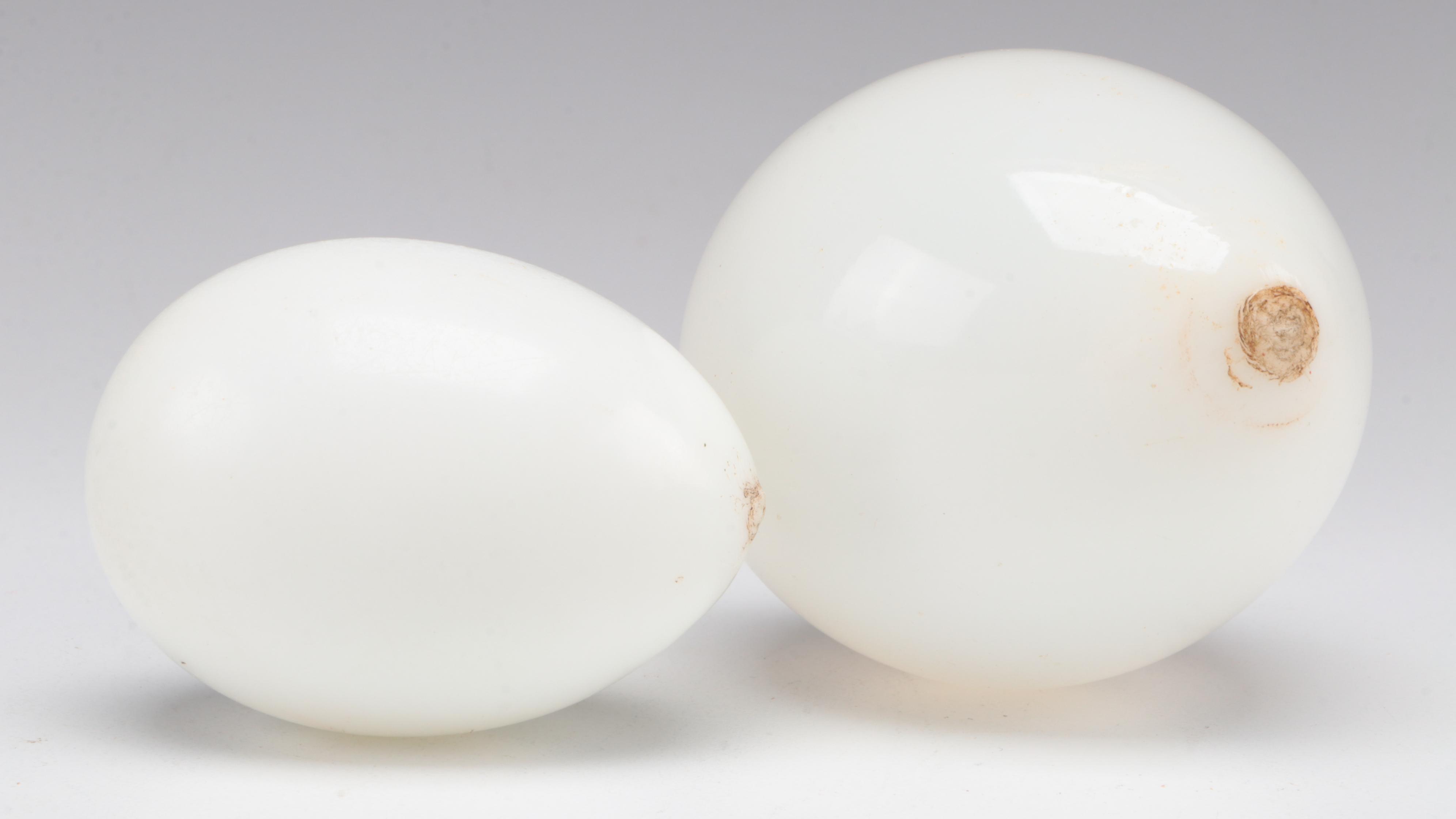 Uranium Glass and Other Measuring Cups with Egg Scale and Other Household Items