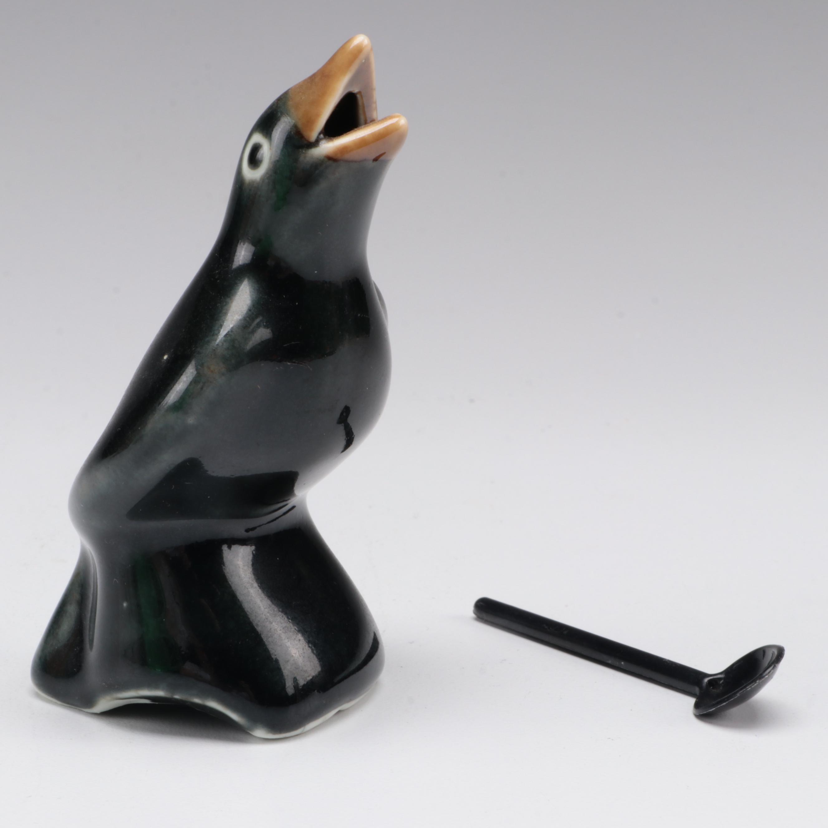 Uranium Glass and Other Measuring Cups with Egg Scale and Other Household Items