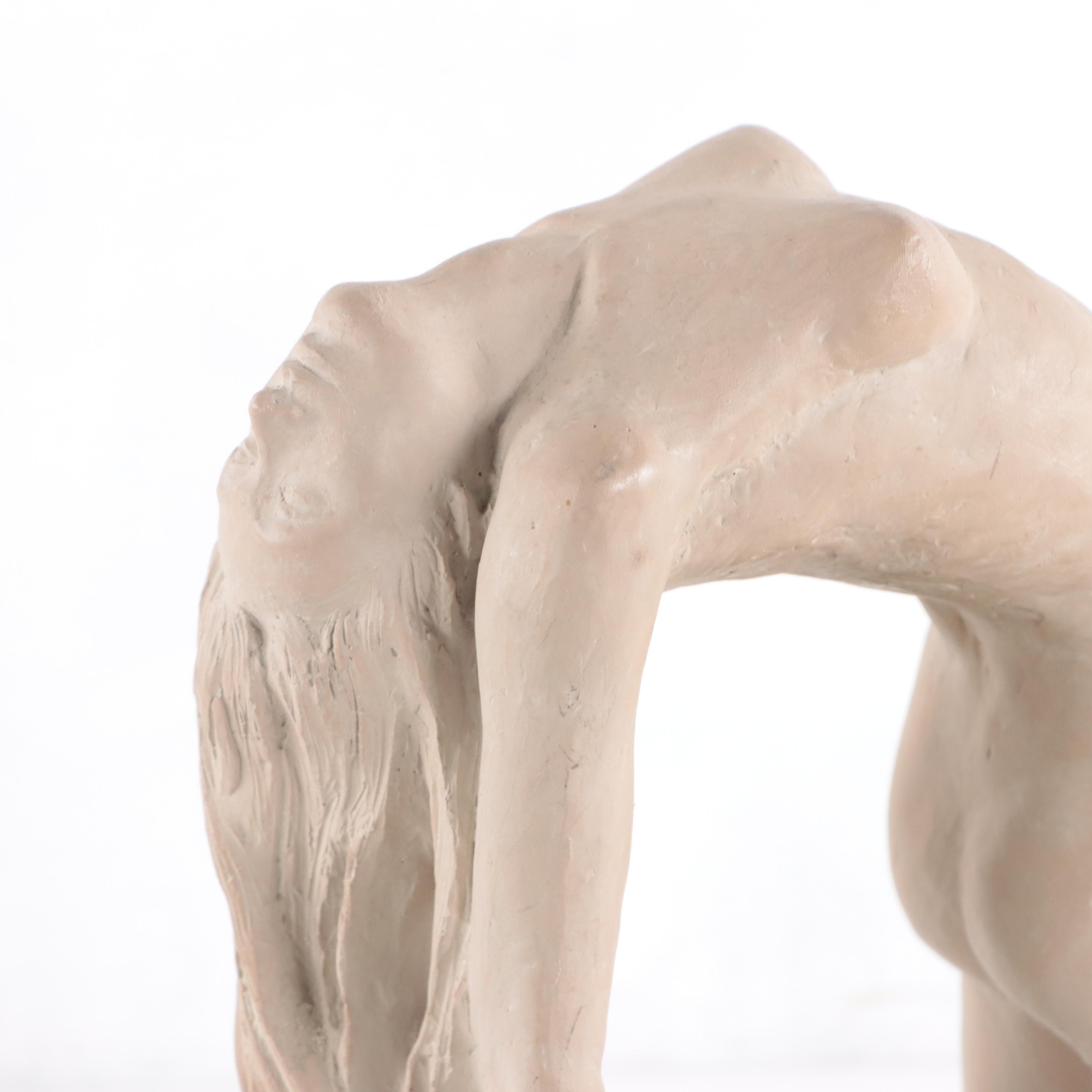 Austin Productions Inc. Plaster Sculpture of Female Nude, 1980