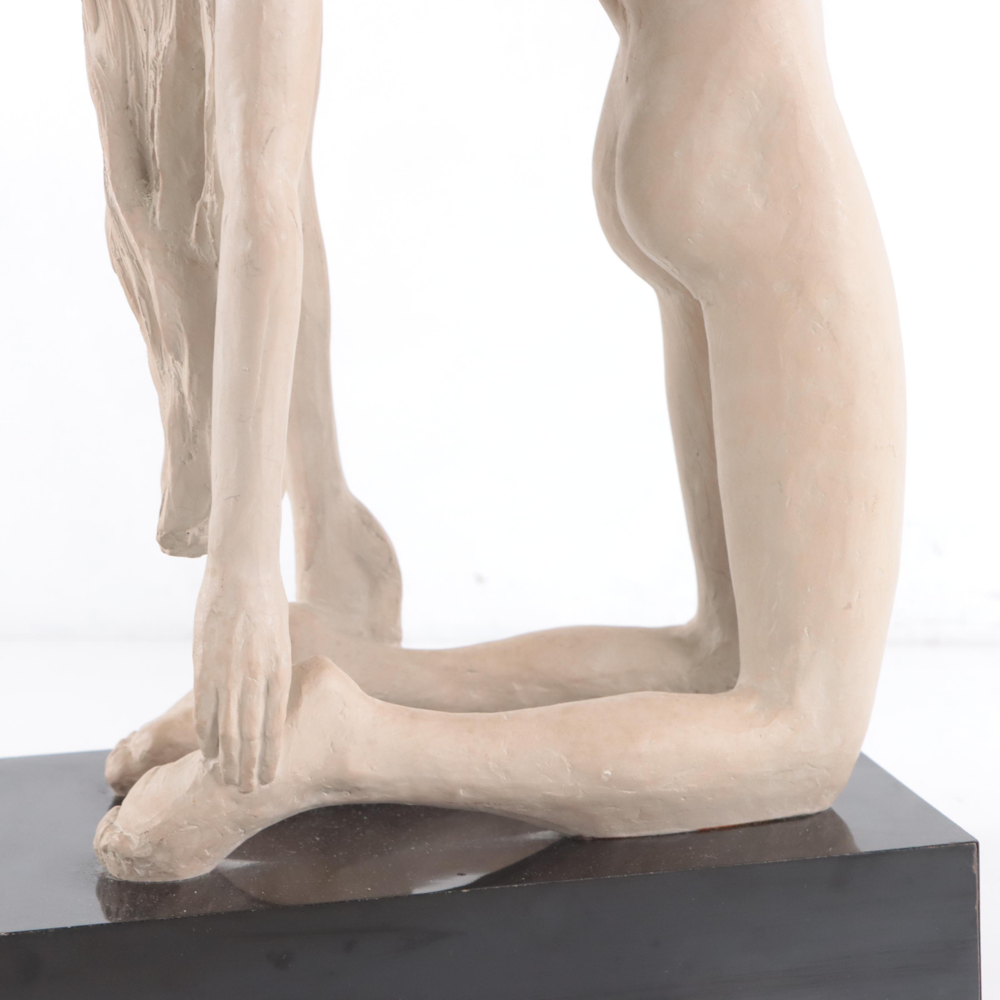 Austin Productions Inc. Plaster Sculpture of Female Nude, 1980
