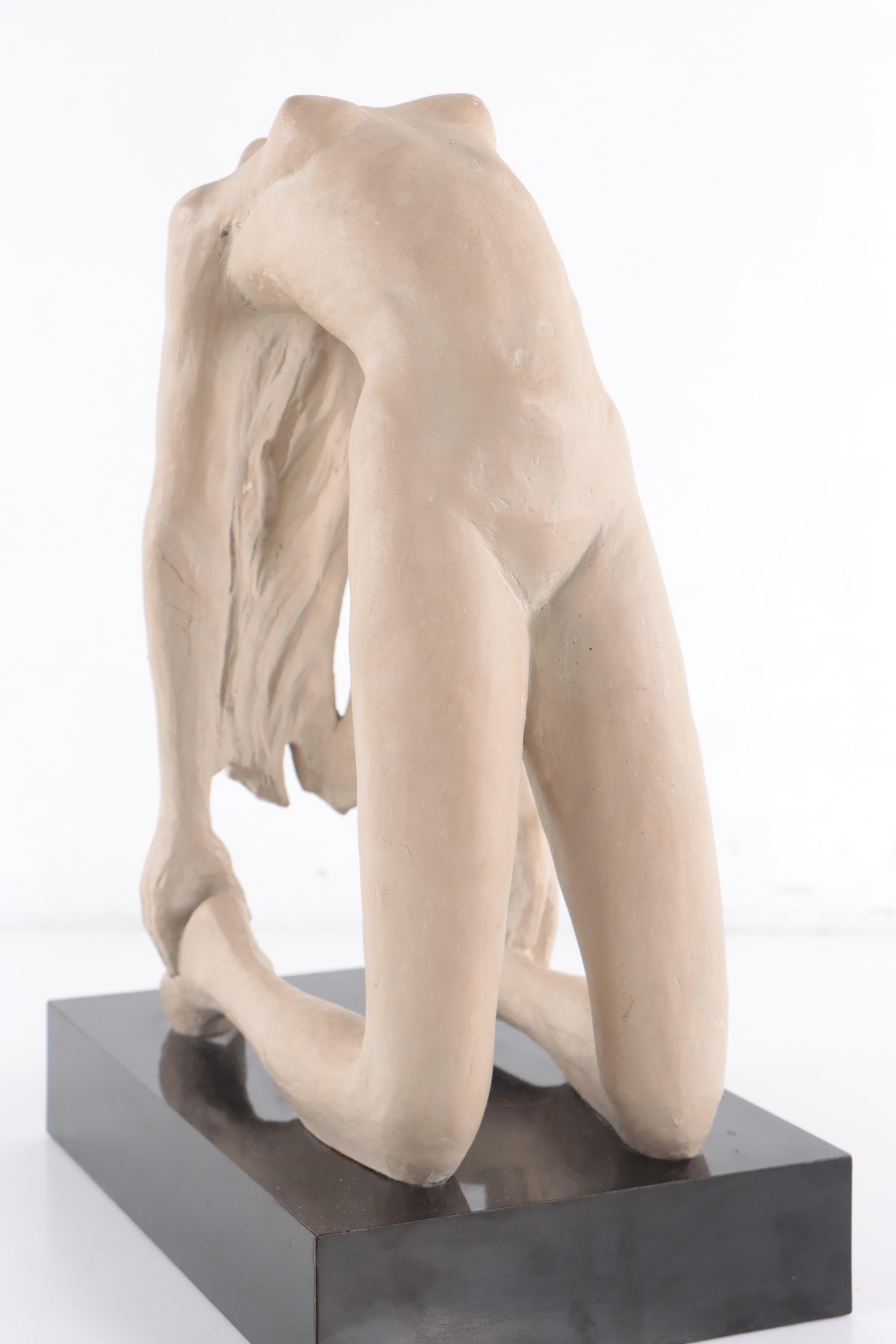Austin Productions Inc. Plaster Sculpture of Female Nude, 1980