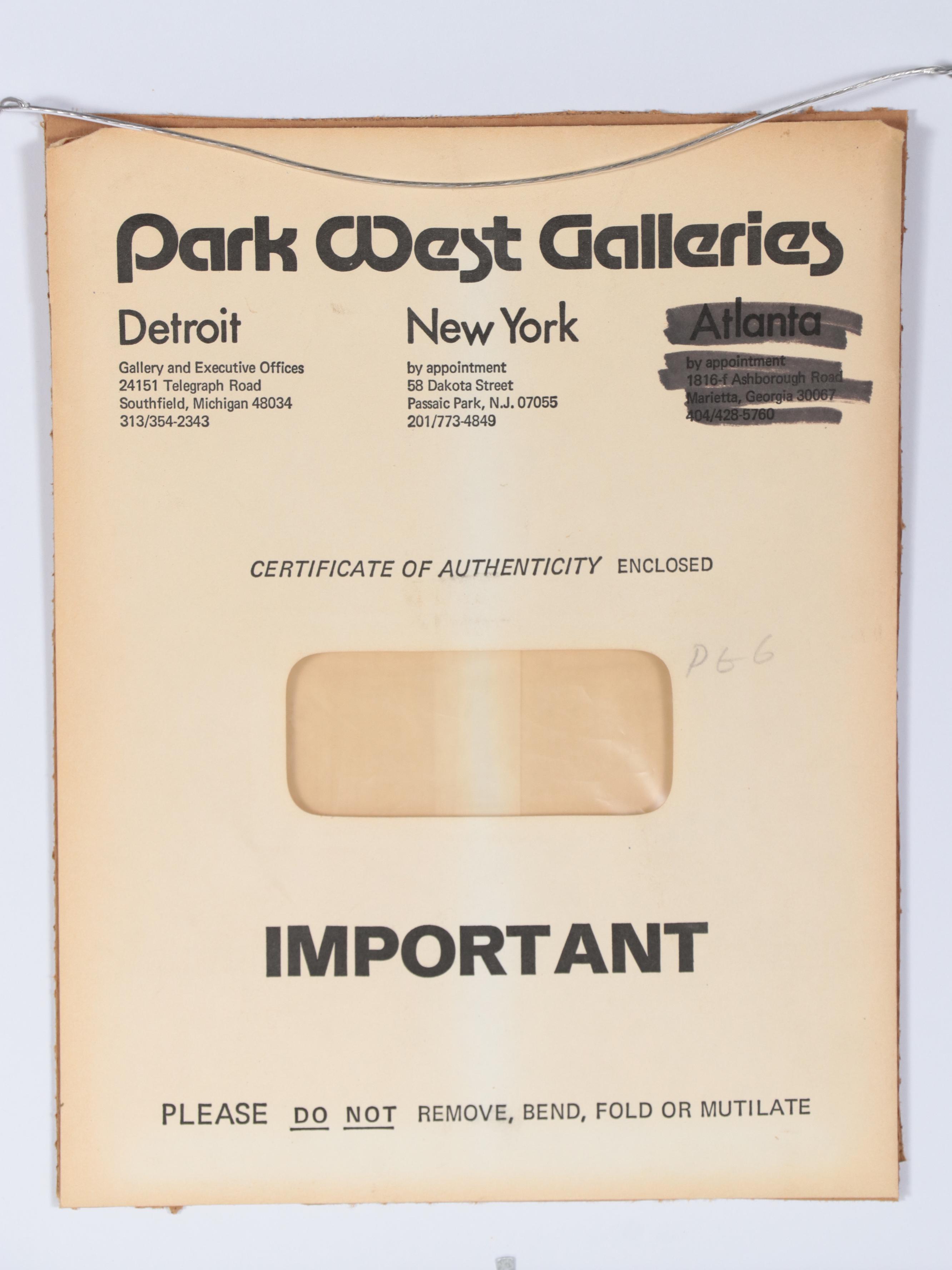 Salvador Dalí Wood Engraving "Les morts par violence"