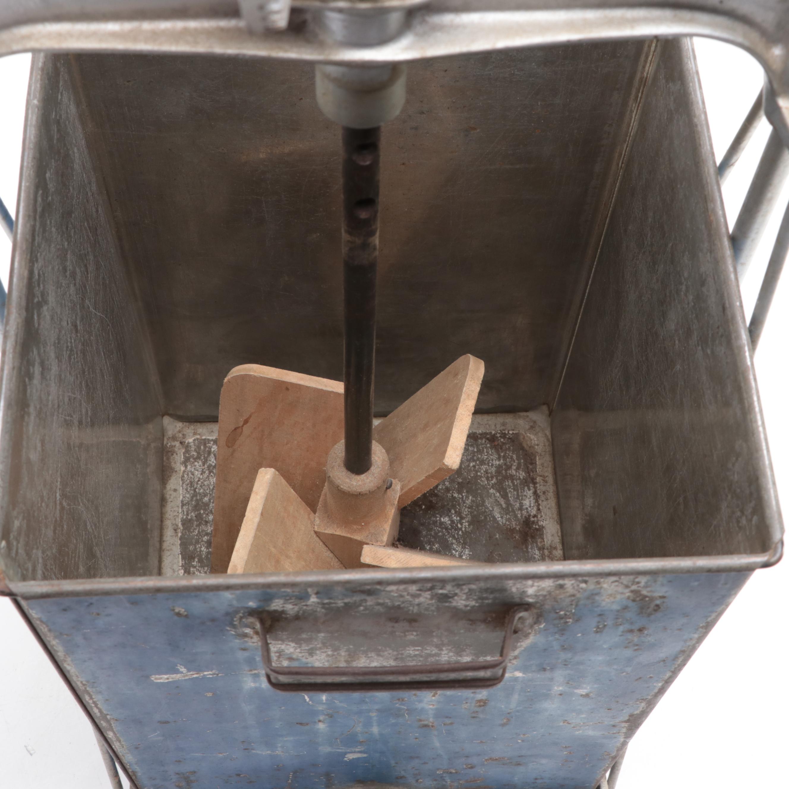 Dazey Model 430B Footed Butter Churn, Early 20th Century