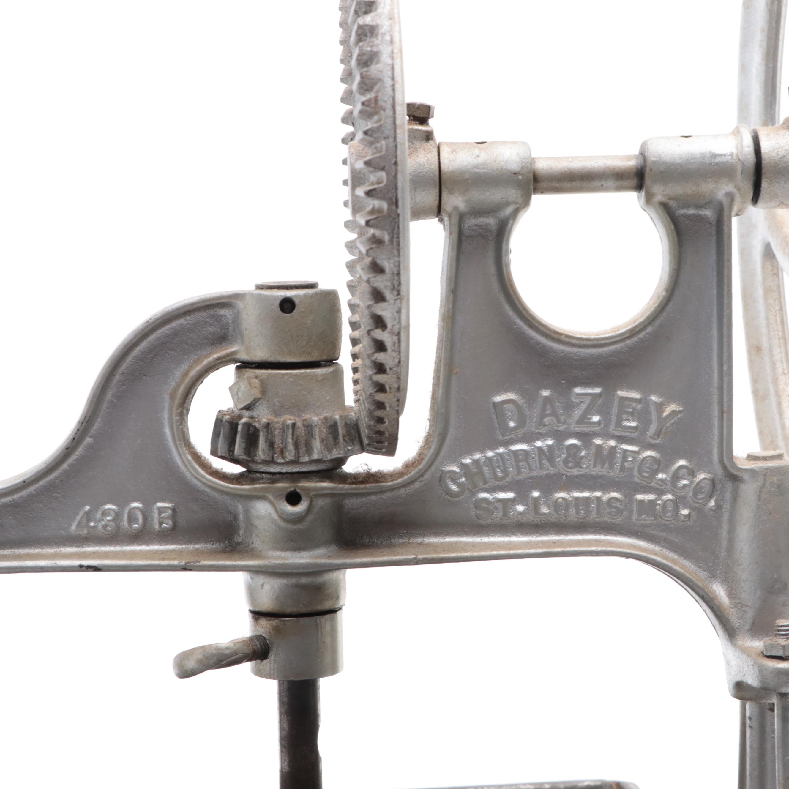 Dazey Model 430B Footed Butter Churn, Early 20th Century