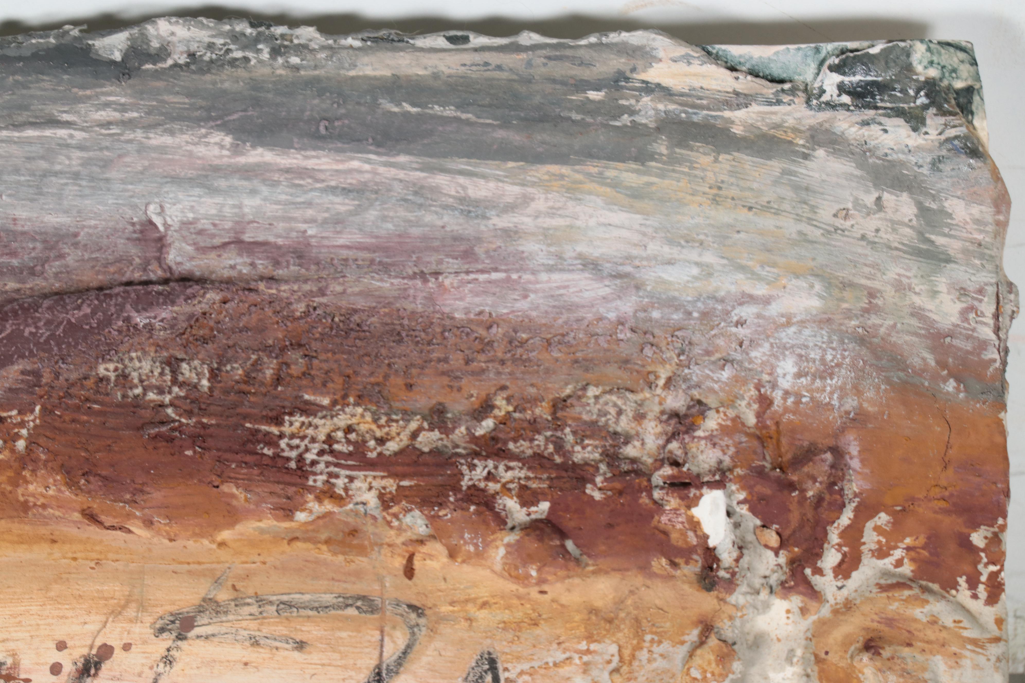 Juliet Holland Mixed Media Composition "Ojo Caliente VI," 1992