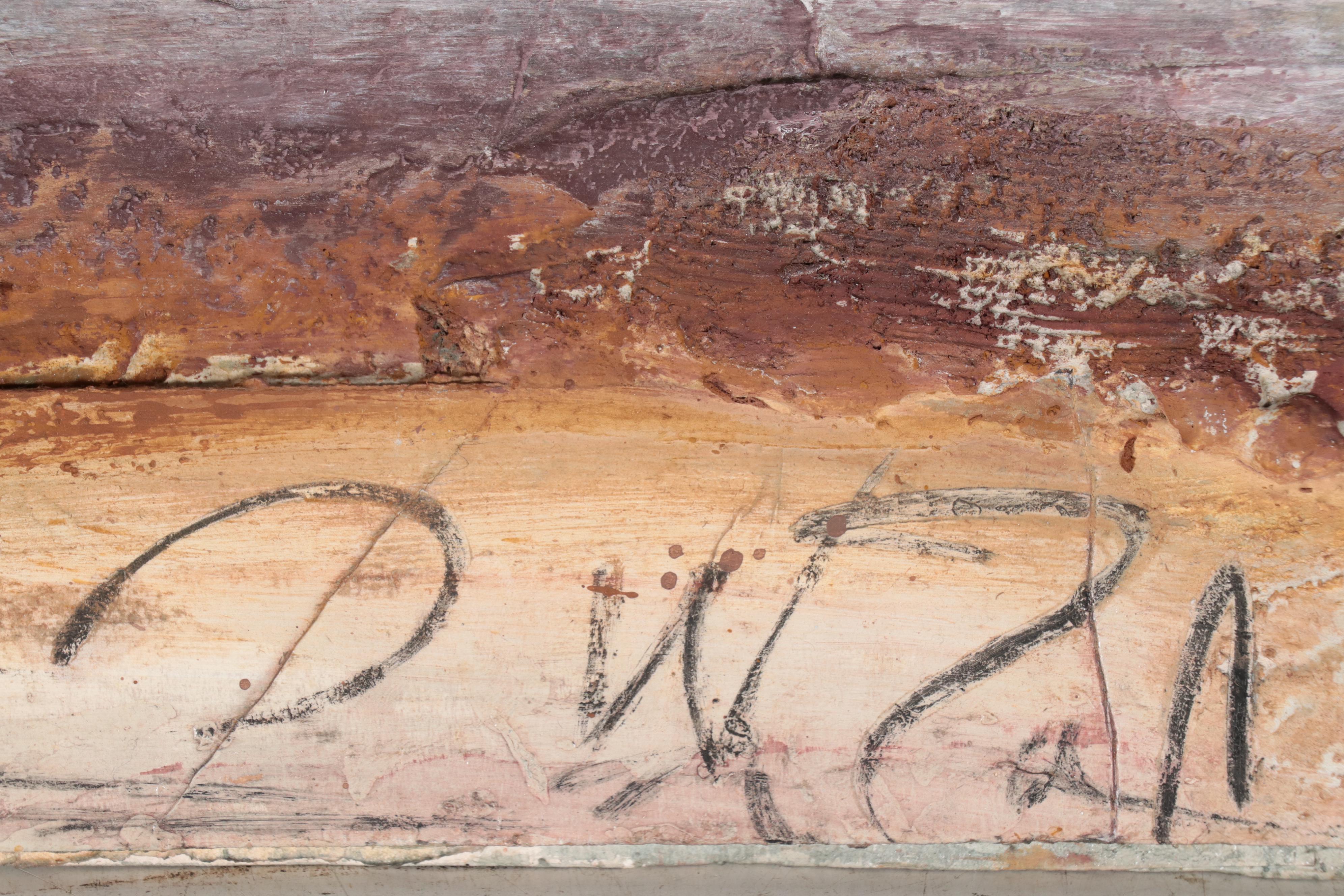 Juliet Holland Mixed Media Composition "Ojo Caliente VI," 1992