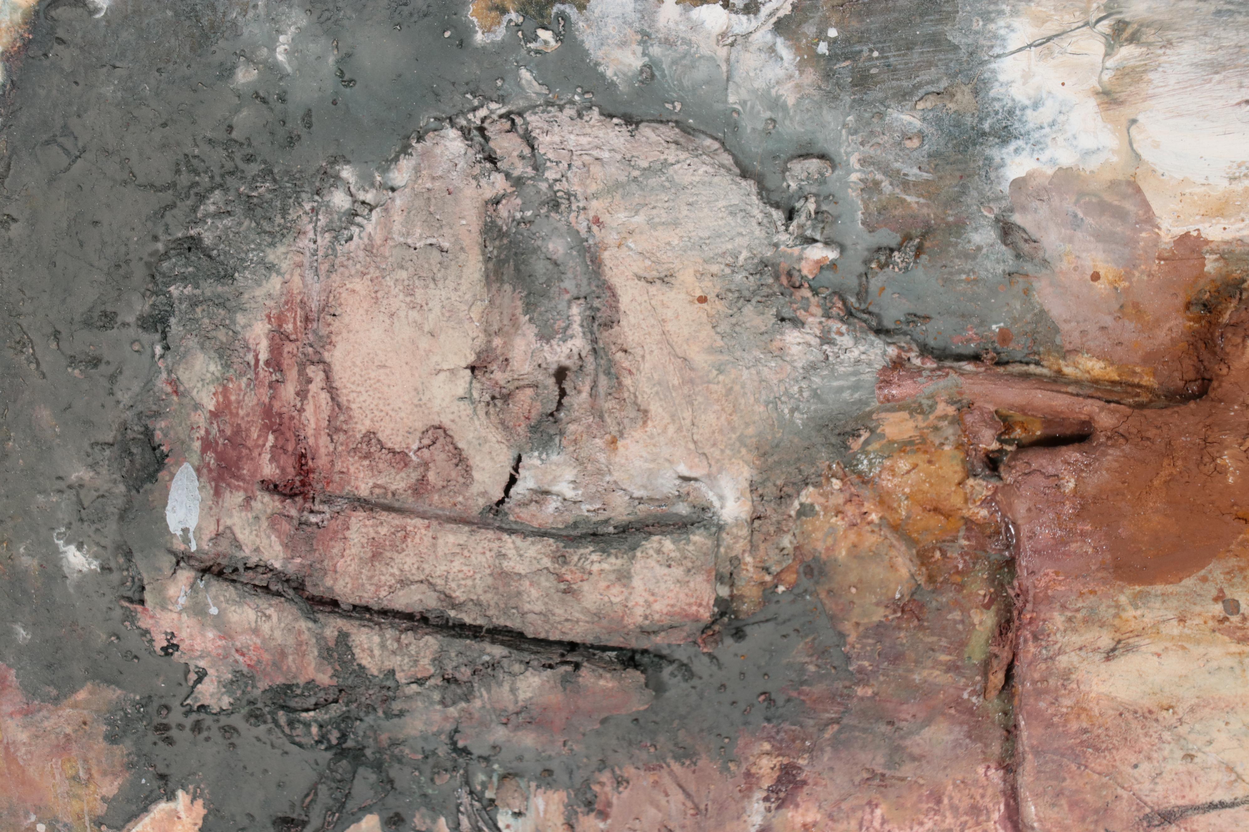 Juliet Holland Mixed Media Composition "Ojo Caliente VI," 1992