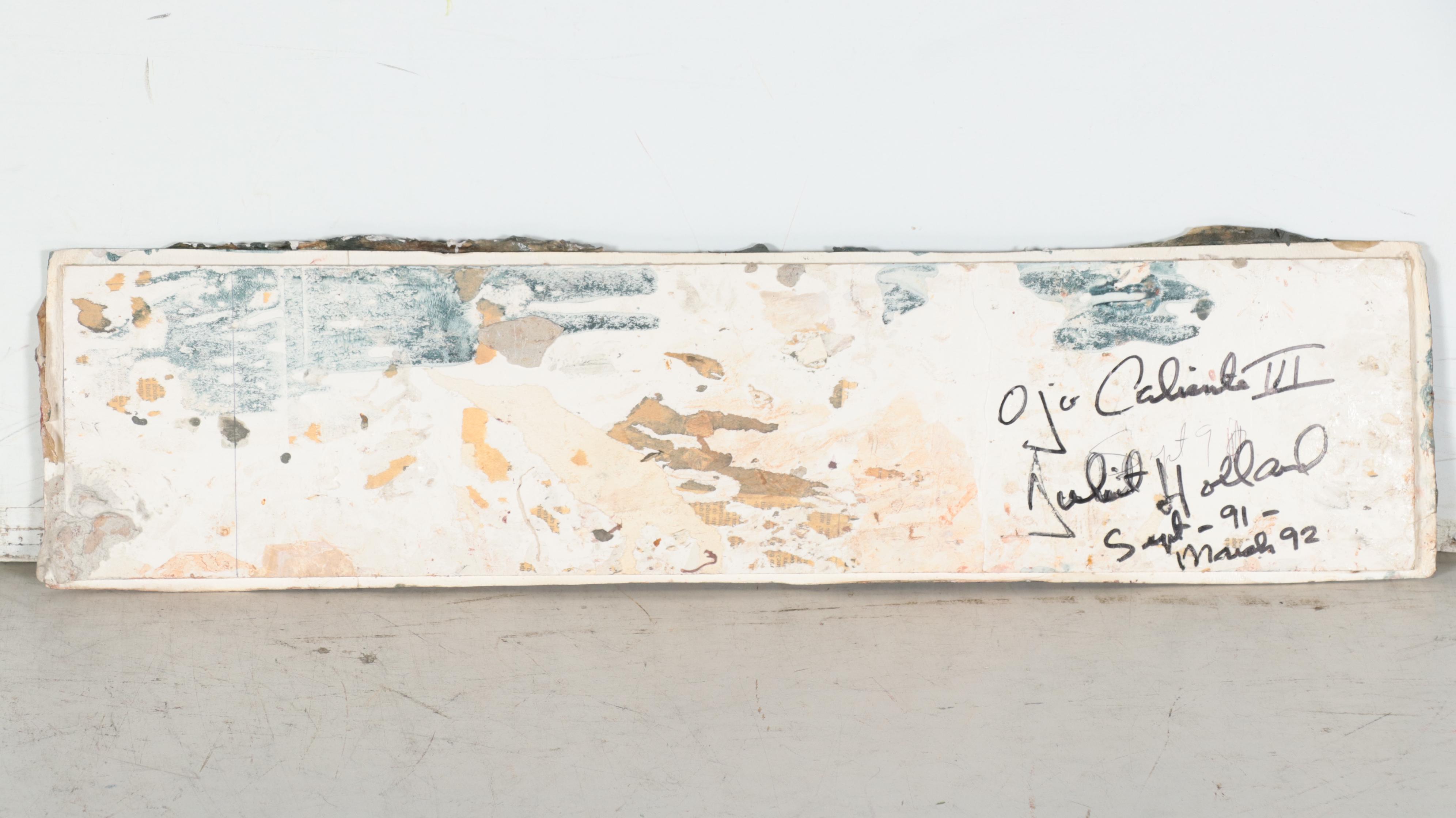 Juliet Holland Mixed Media Composition "Ojo Caliente VI," 1992