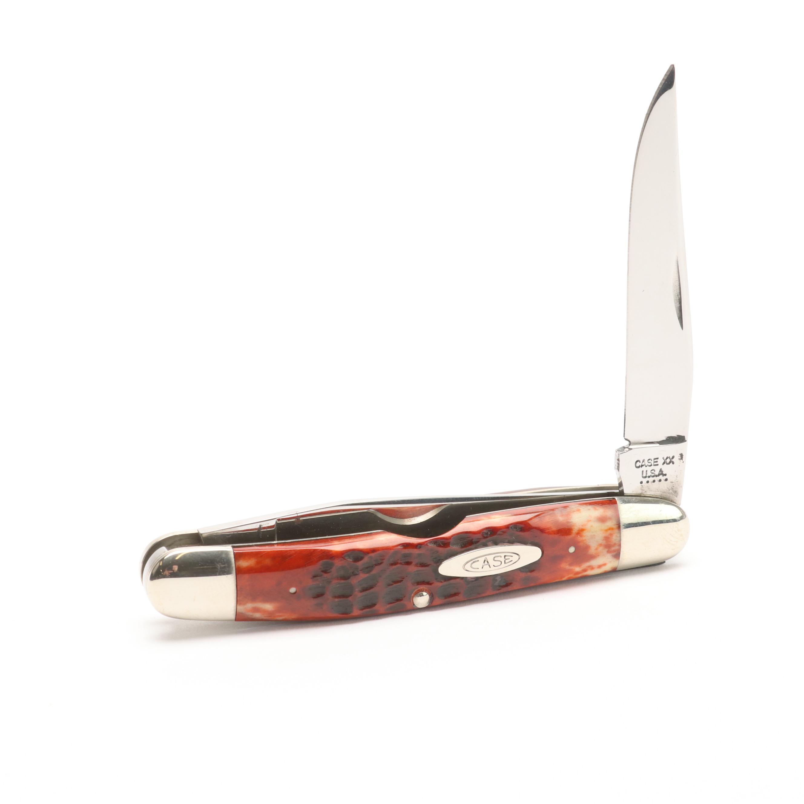 Case Folding Knife Collection with Storage Case, Mid/Late 20th and 21st C