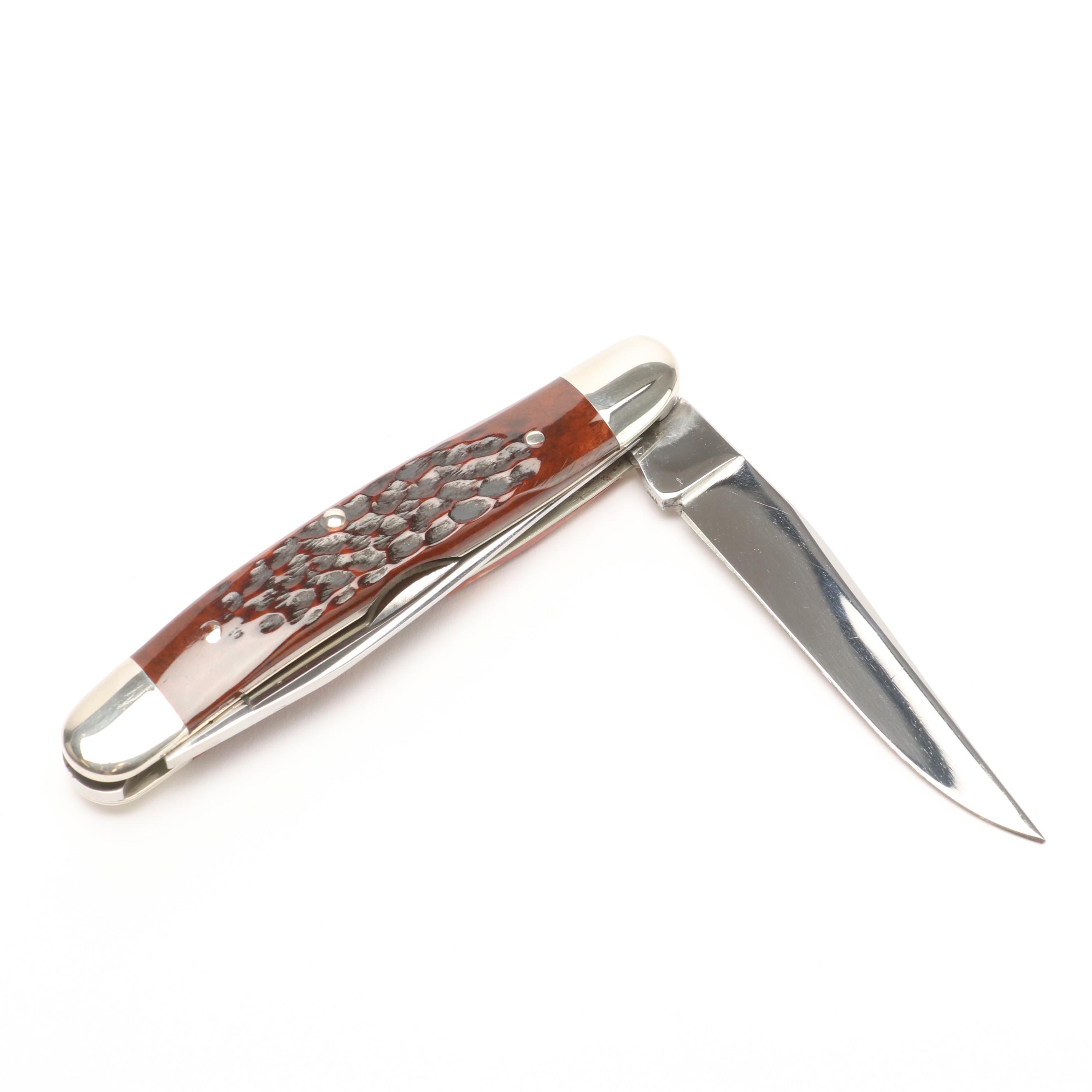 Case Folding Knife Collection with Storage Case, Mid/Late 20th and 21st C