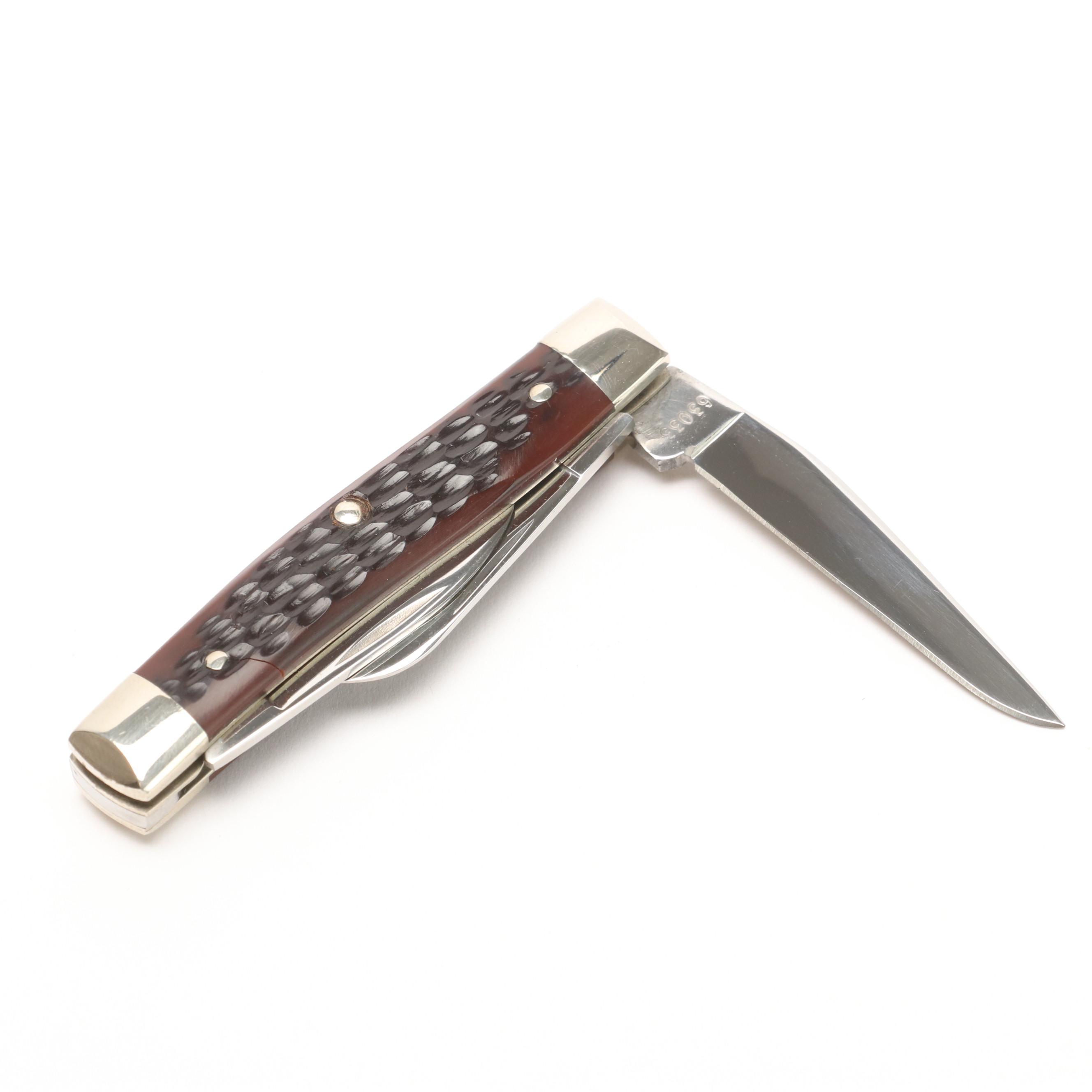 Case Folding Knife Collection with Storage Case, Mid/Late 20th and 21st C