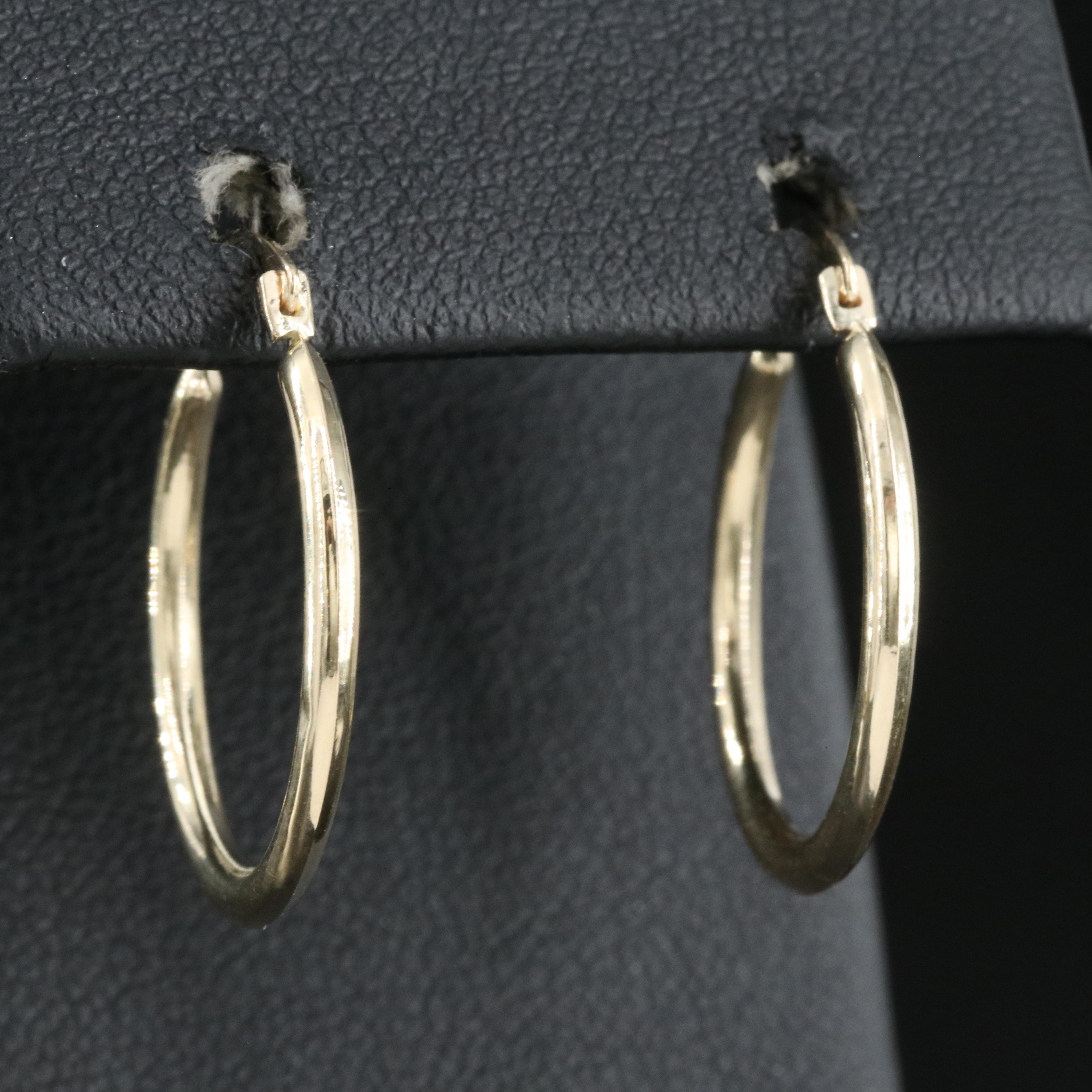 14K Hoop Earrings
