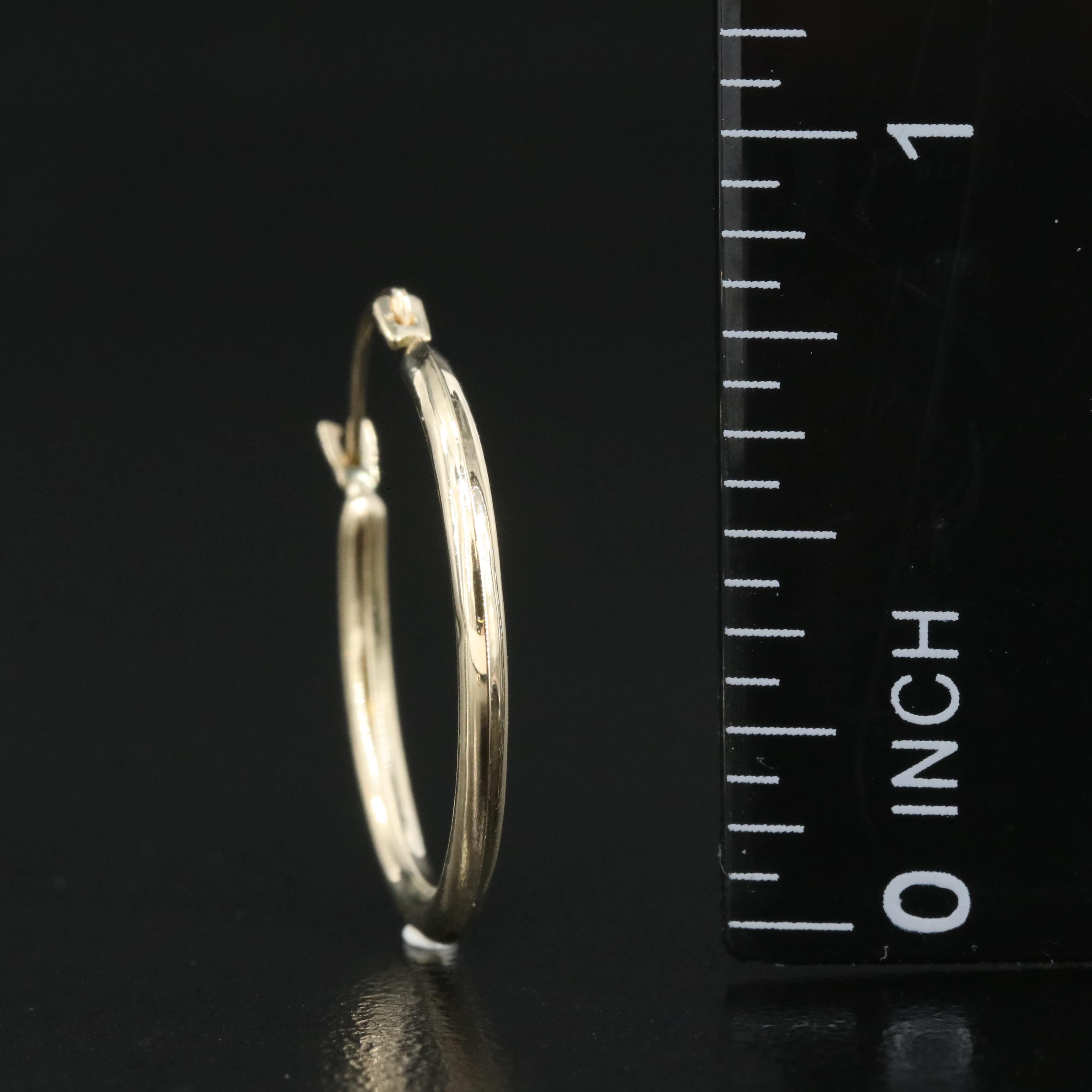 14K Hoop Earrings
