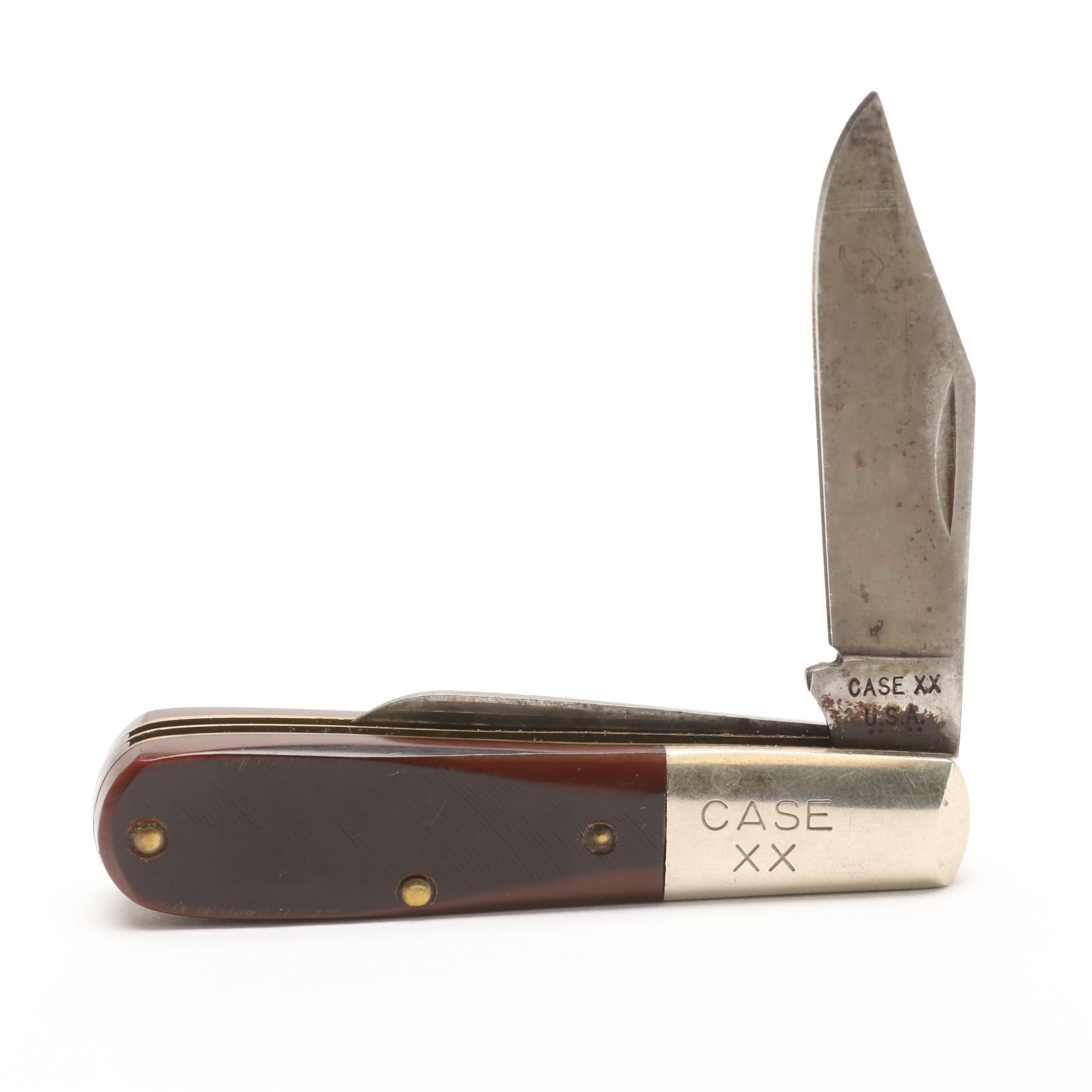 Case Folding Knife Collection with Storage Case, Mid/Late 20th and 21st C
