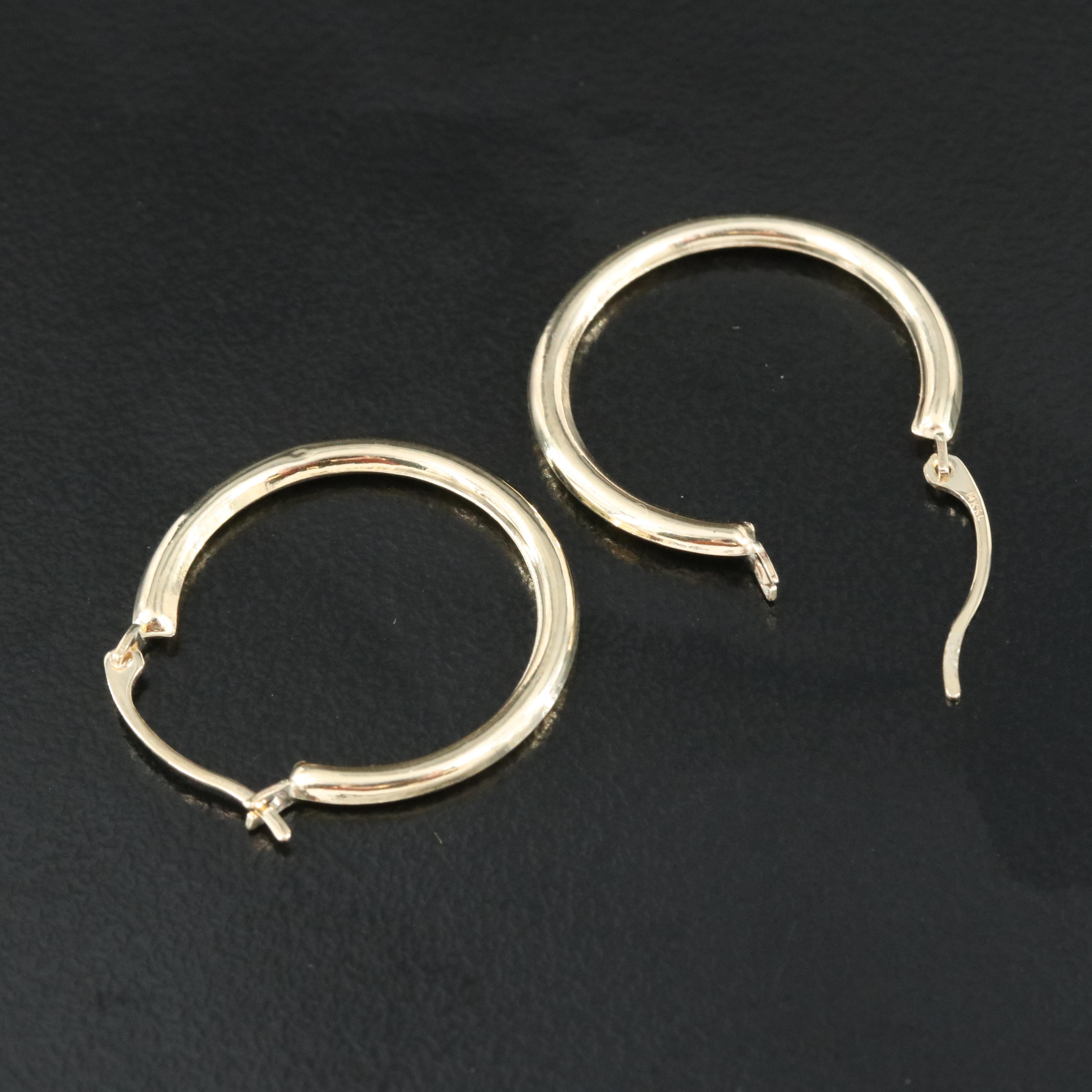14K Hoop Earrings