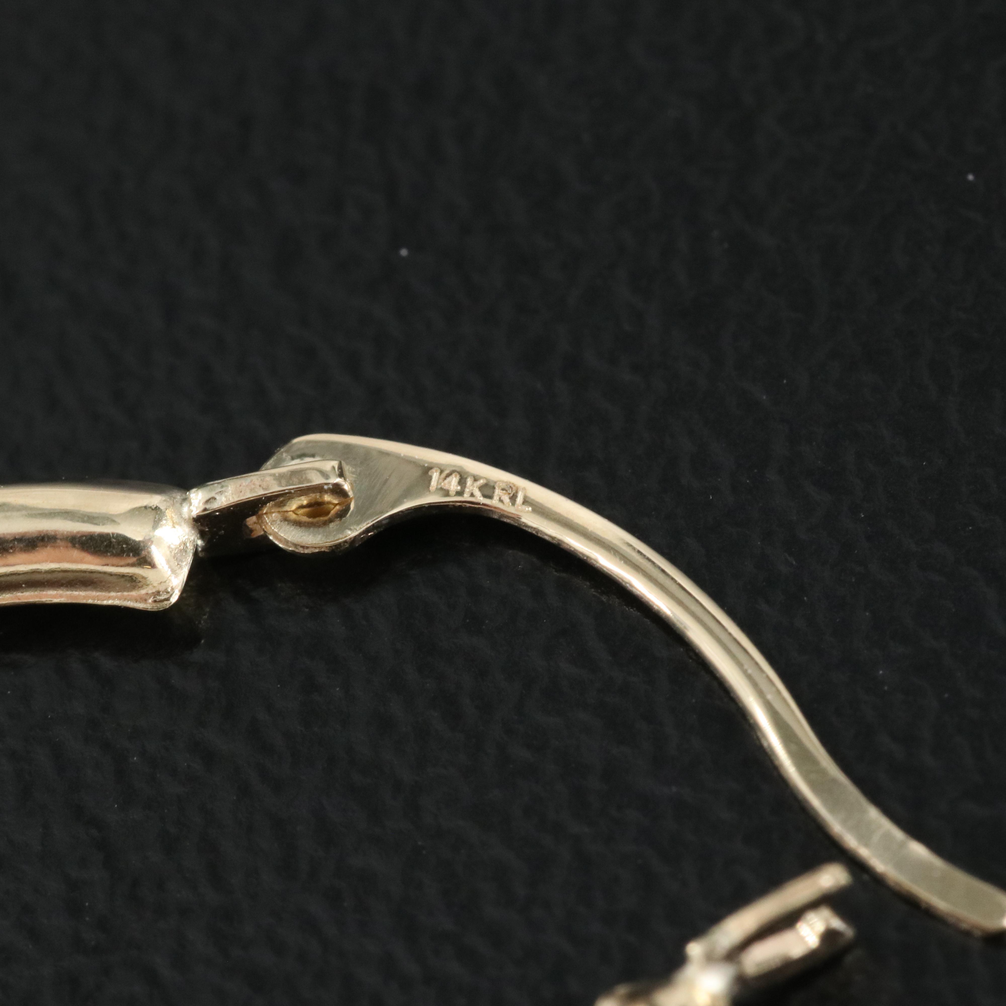 14K Hoop Earrings