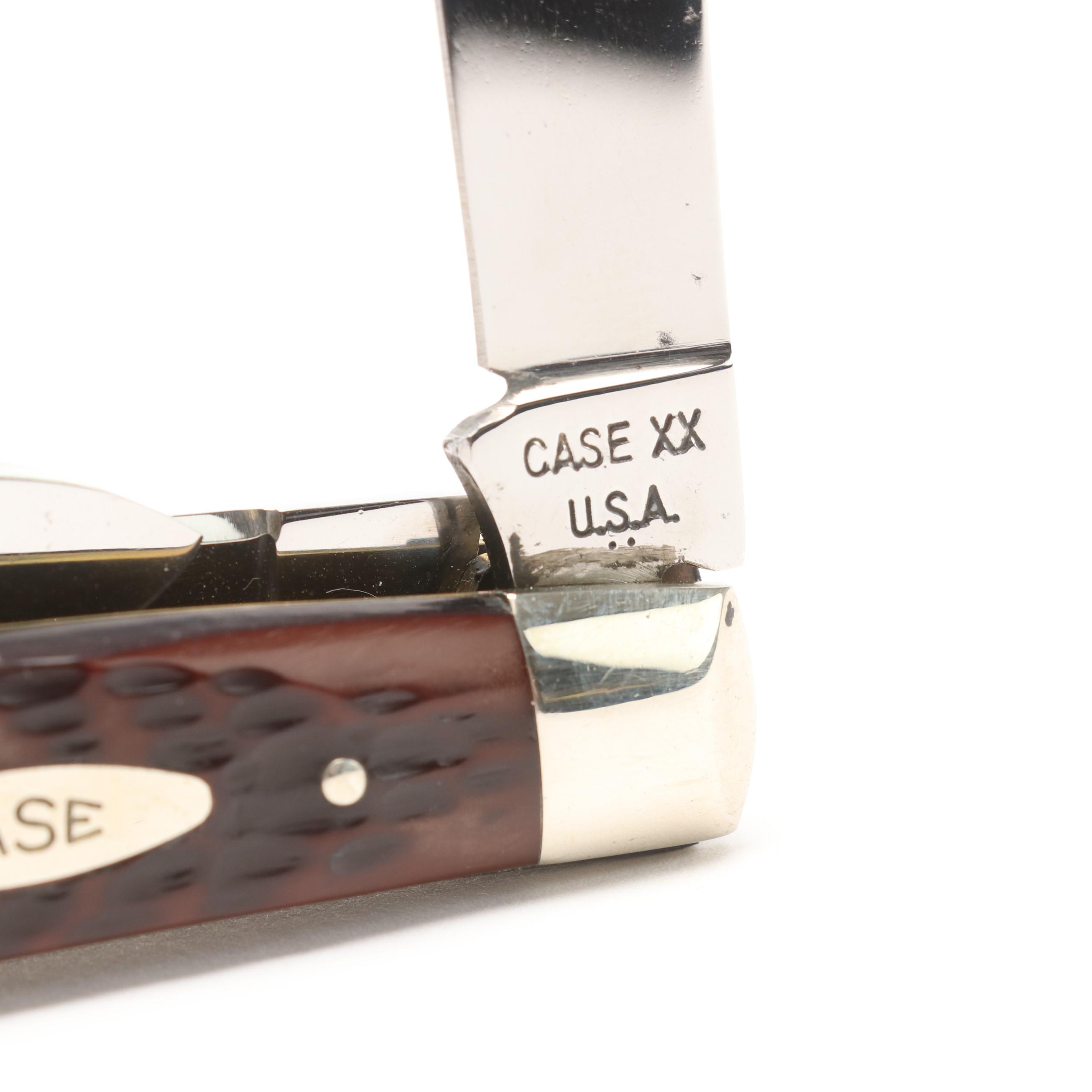 Case Folding Knife Collection with Storage Case, Mid/Late 20th and 21st C