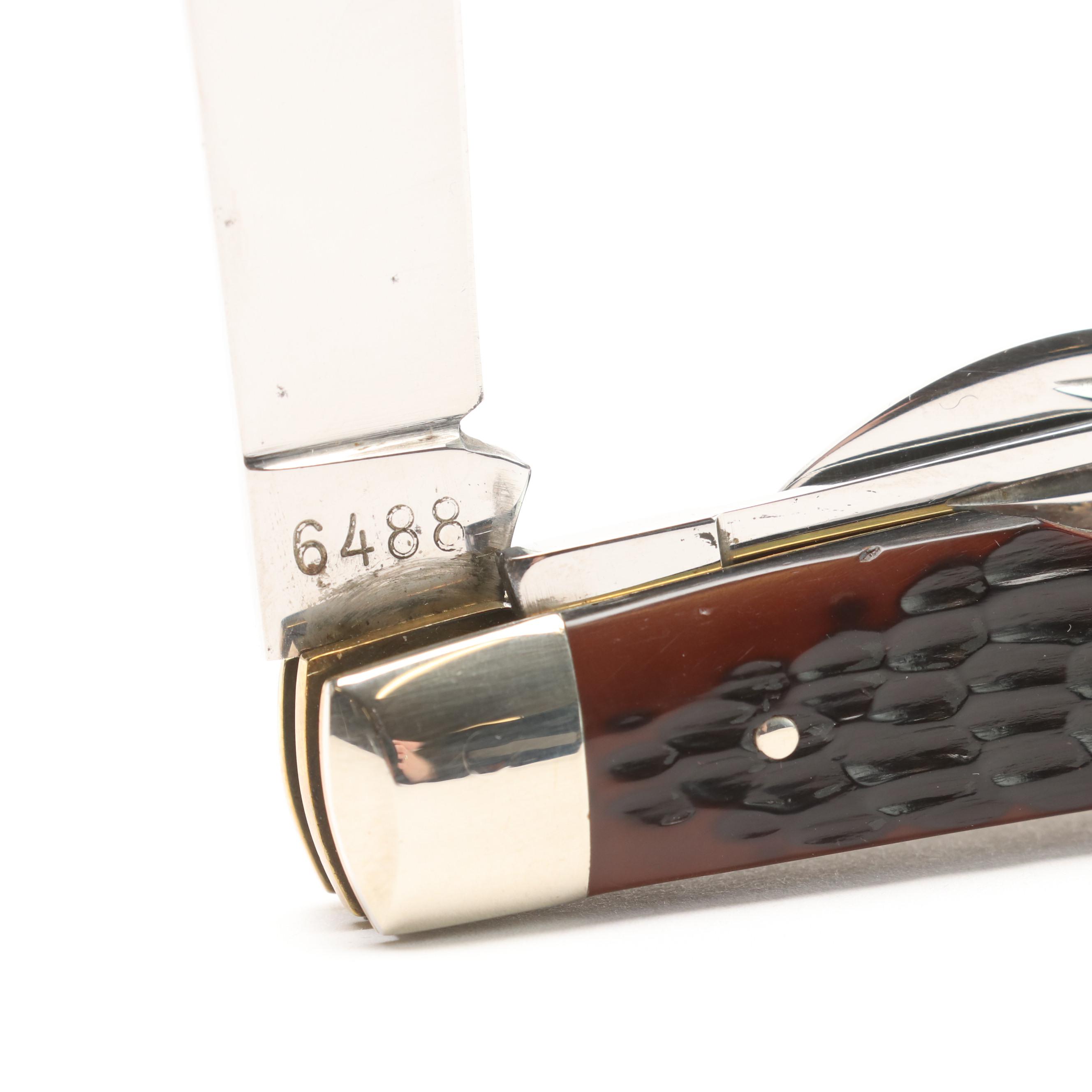 Case Folding Knife Collection with Storage Case, Mid/Late 20th and 21st C