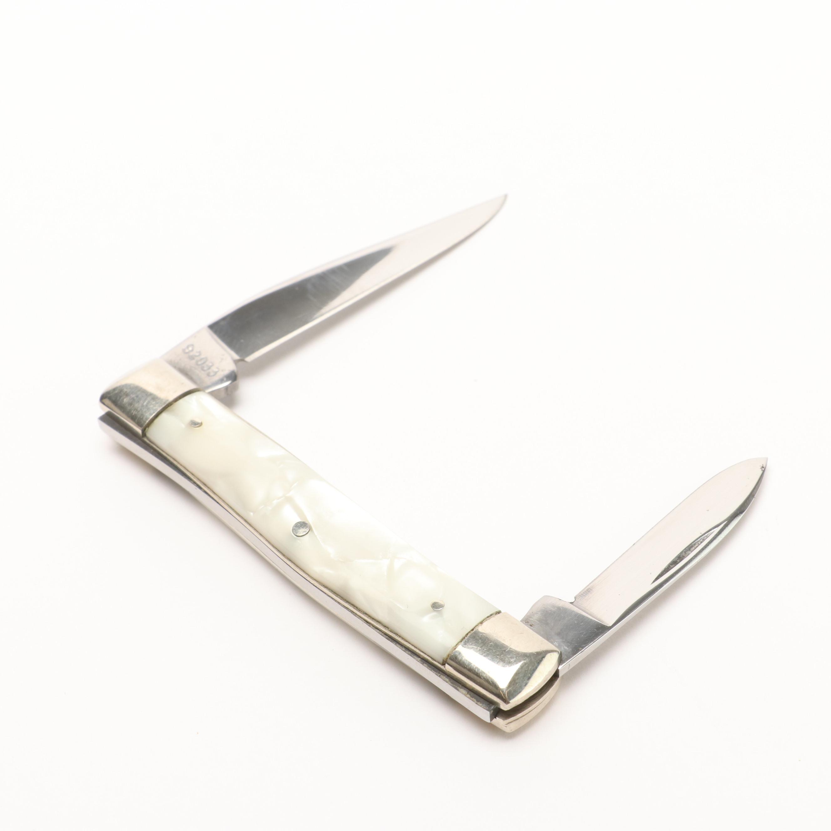 Case Folding Knife Collection with Storage Case, Mid/Late 20th and 21st C