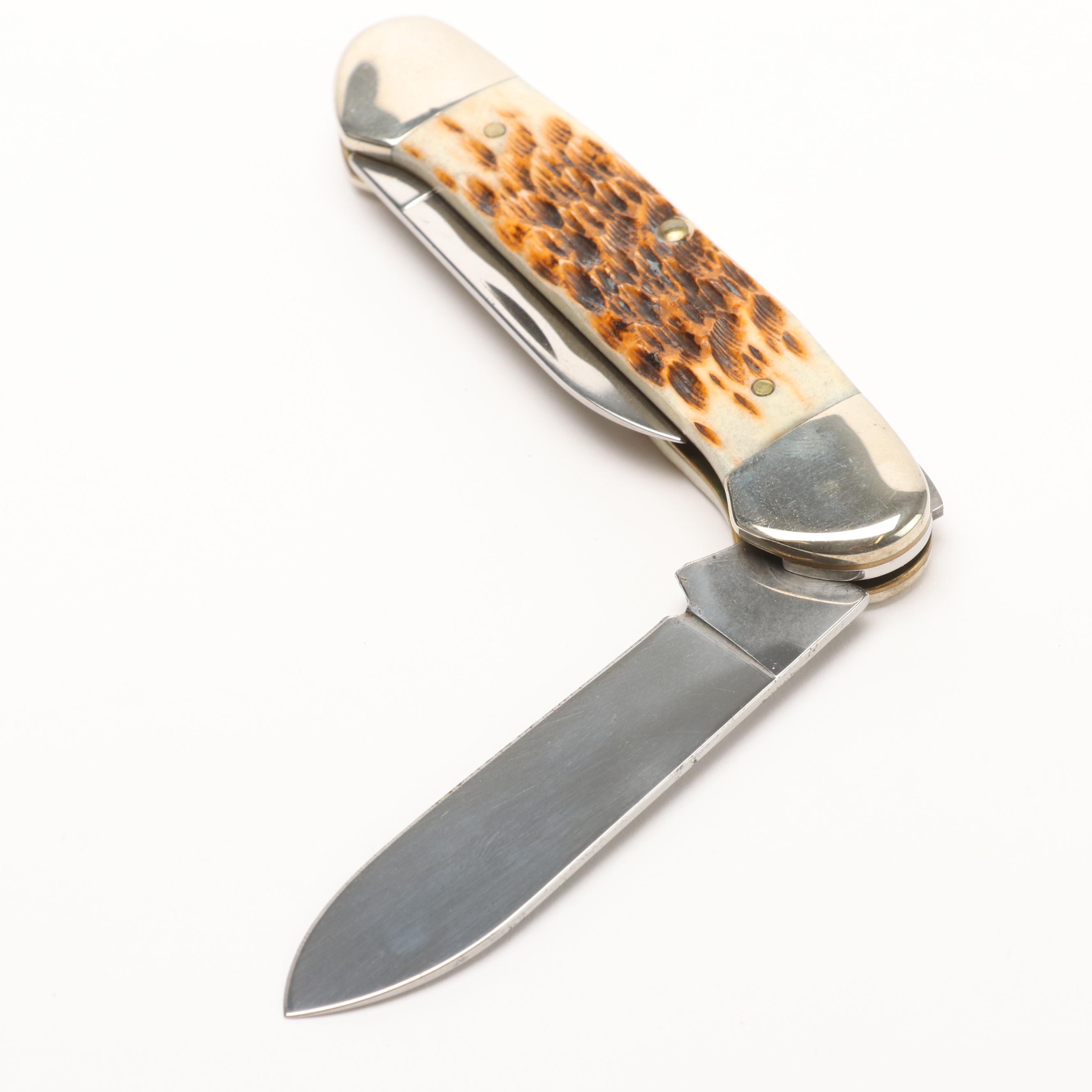 Case Folding Knife Collection with Storage Case, Mid/Late 20th and 21st C