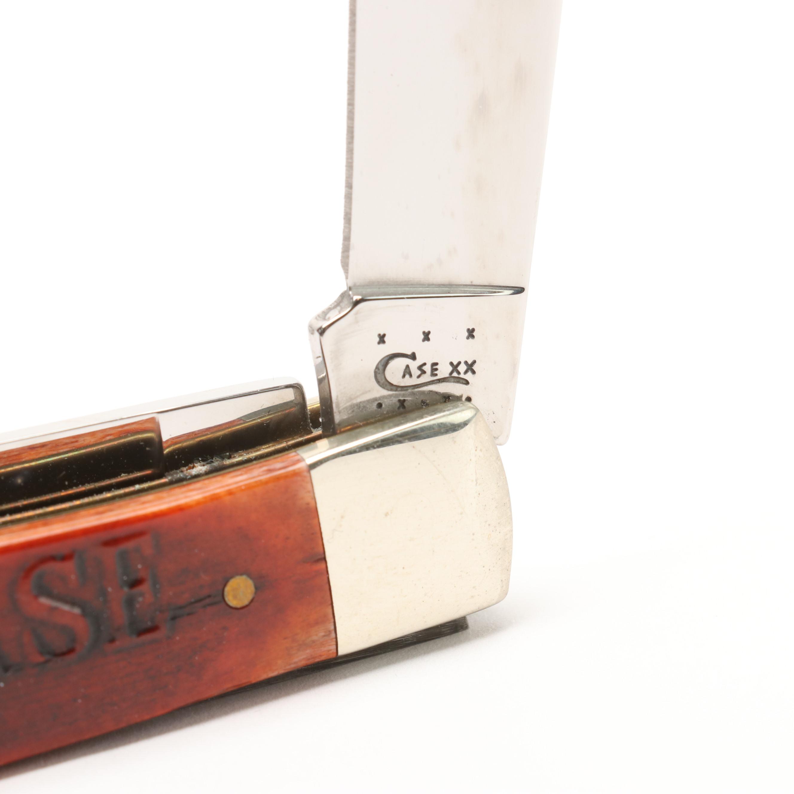 Case Folding Knife Collection with Storage Case, Mid/Late 20th and 21st C