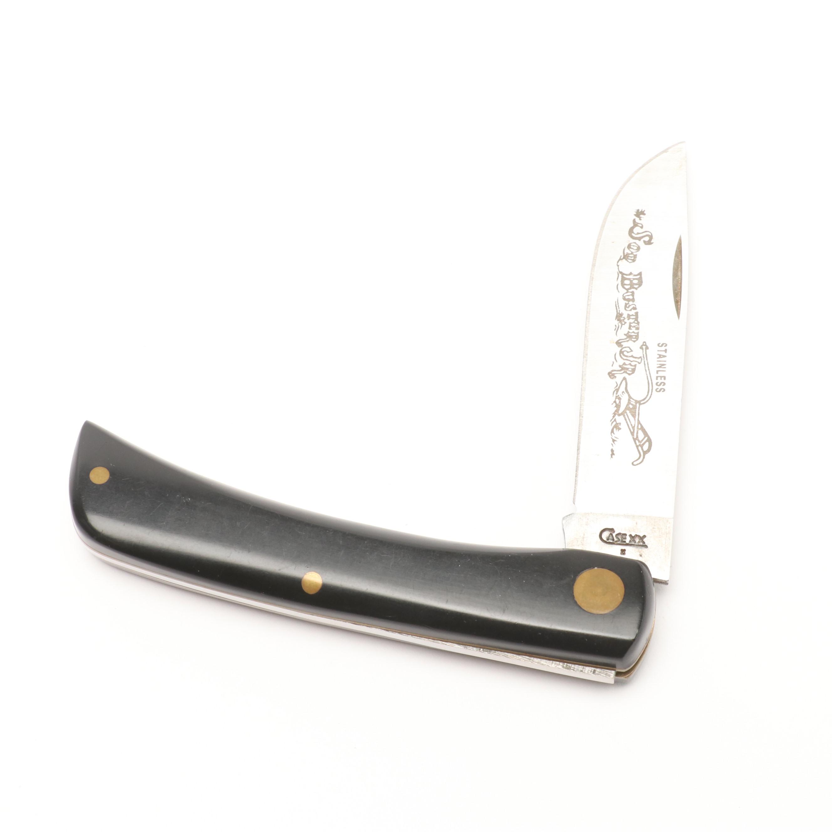 Case Folding Knife Collection with Storage Case, Mid/Late 20th and 21st C