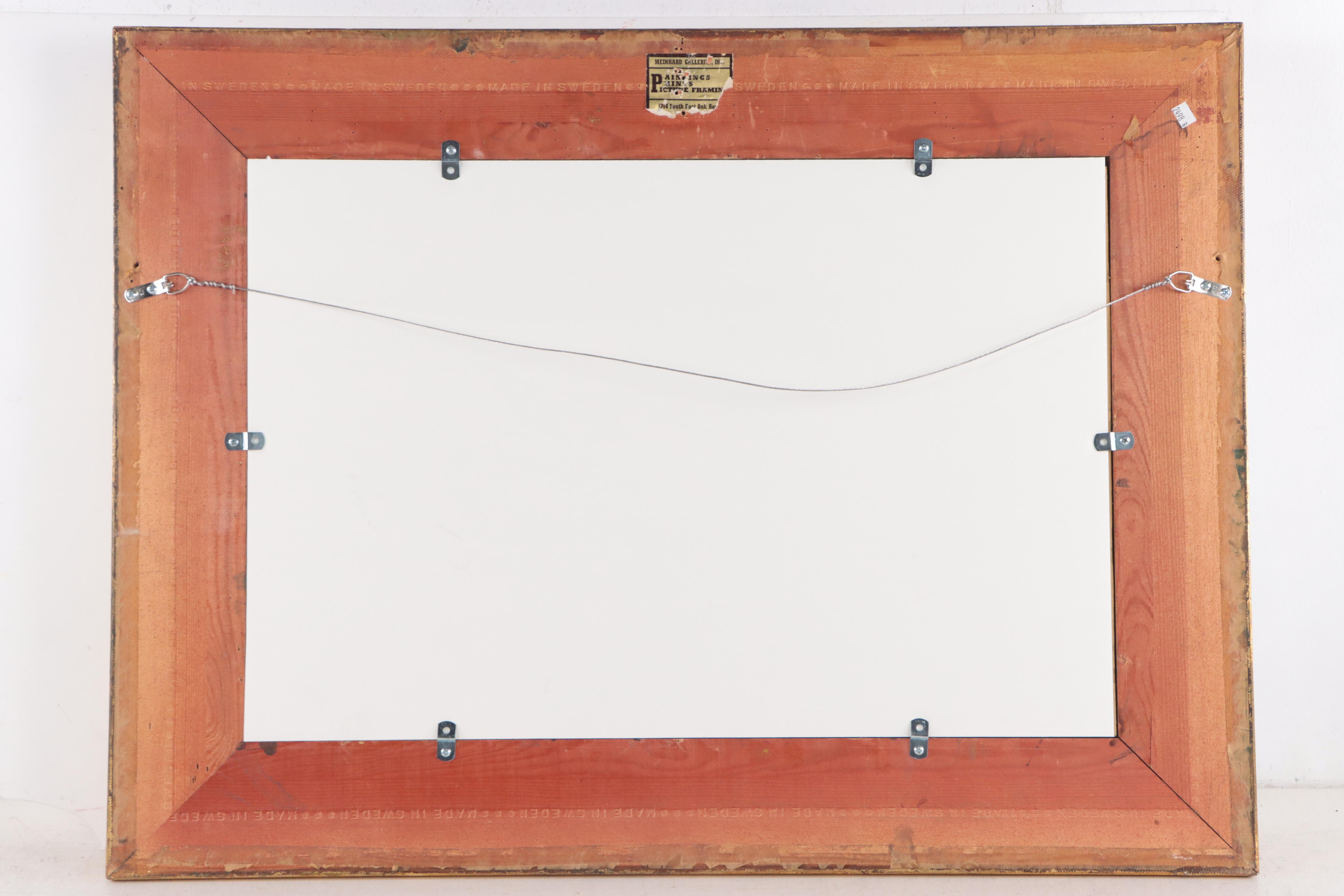 Thomas B. Griffin Tonalist Forest Oil Painting, Late 19th Century