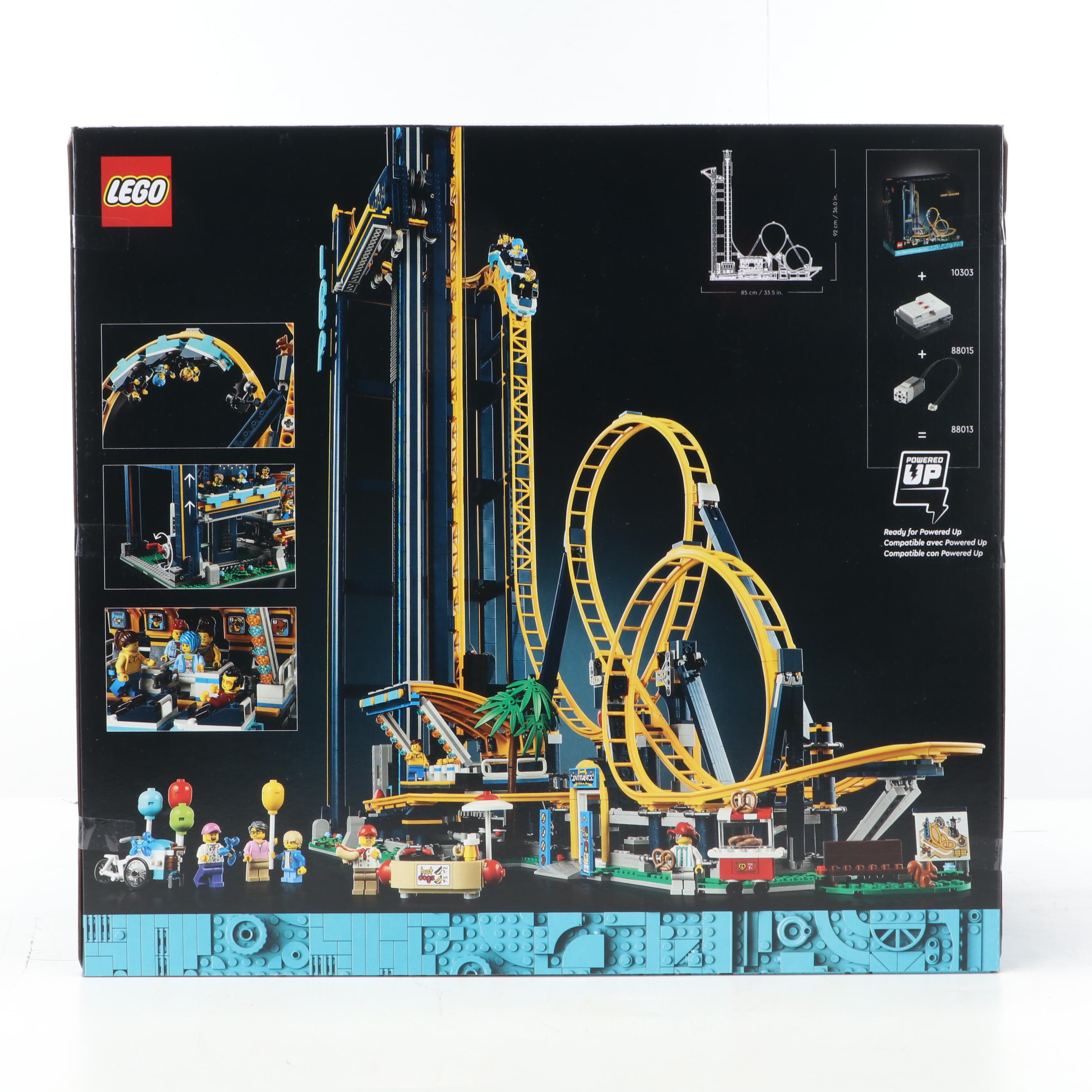 LEGO Fairground Collection Loop Coaster Building Set With Accessories